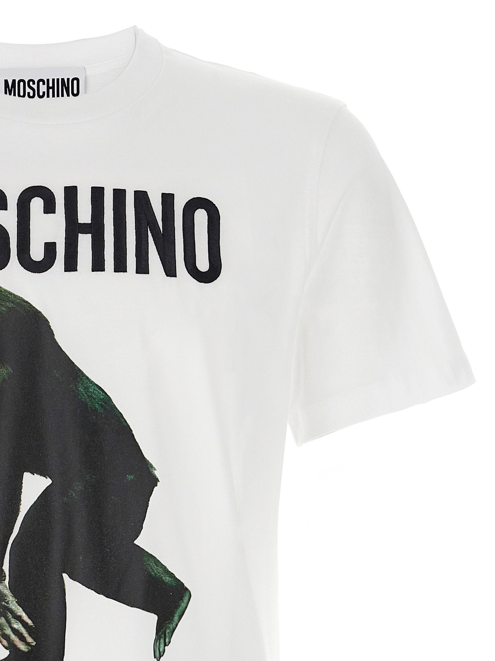Moschino Men's Logo Embroidery T-Shirt