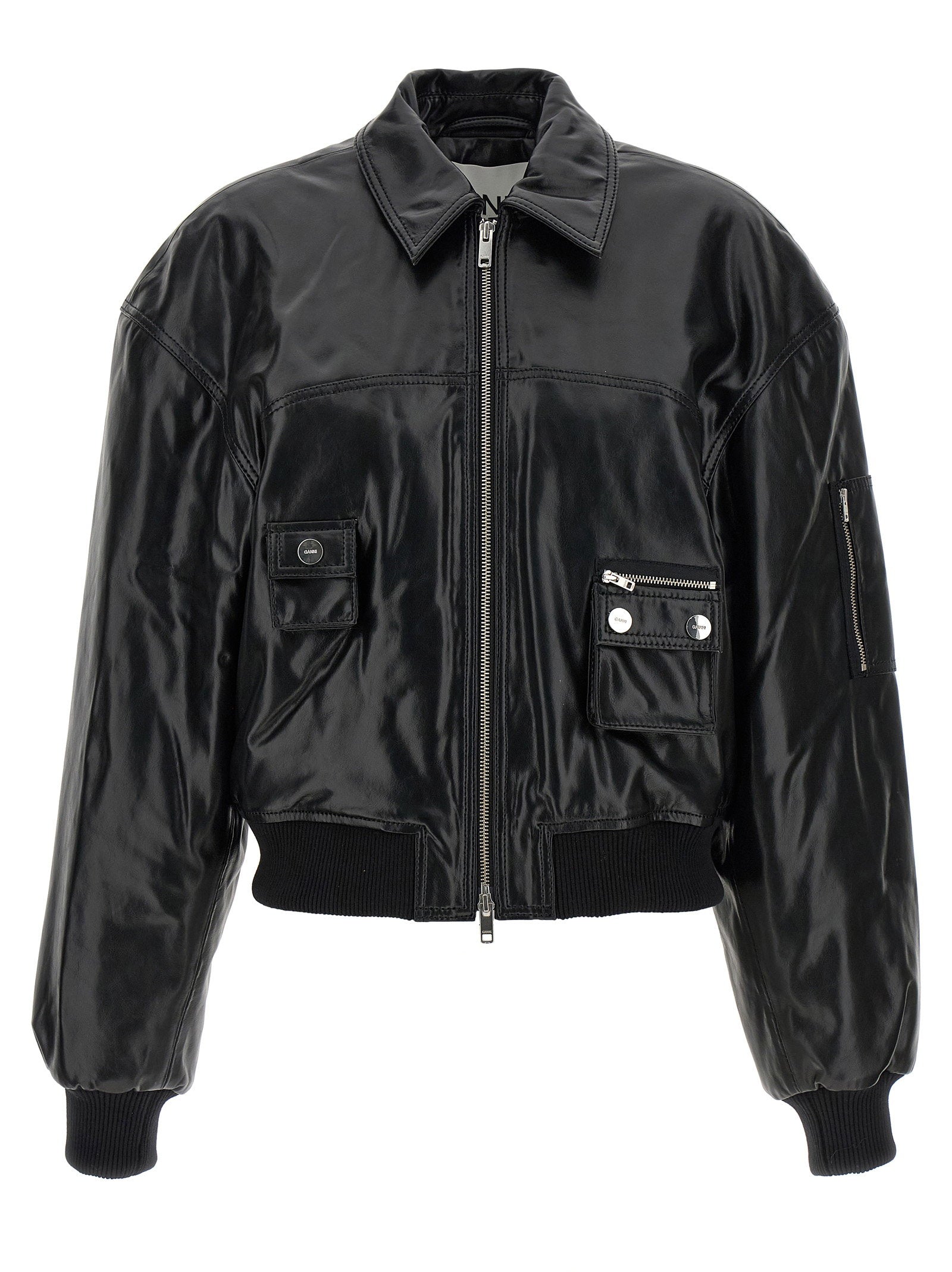 Ganni Women's 7093 Future Bomber Jacket
