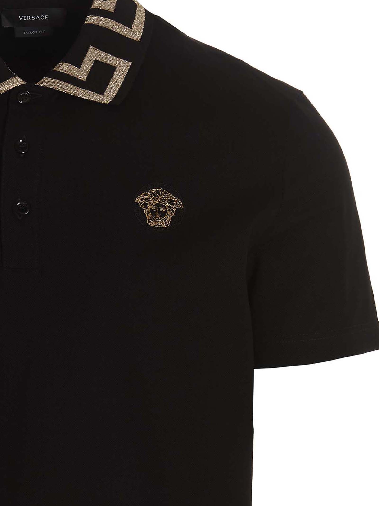 Versace Men's Greca Polo Shirt