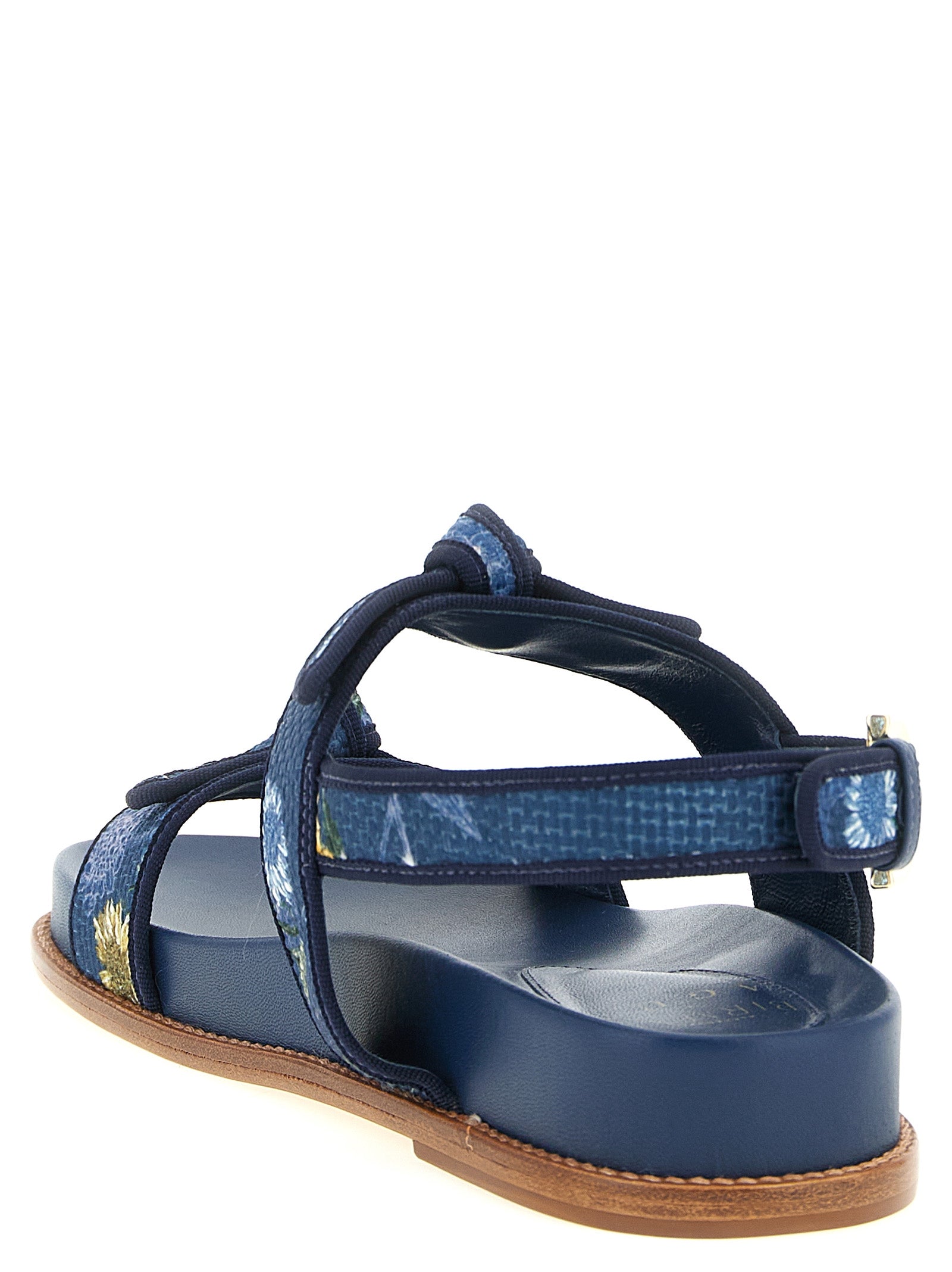 Alexandre Birman Women's A. Birman X Agua Grosgrain Raffia Sport Sandals