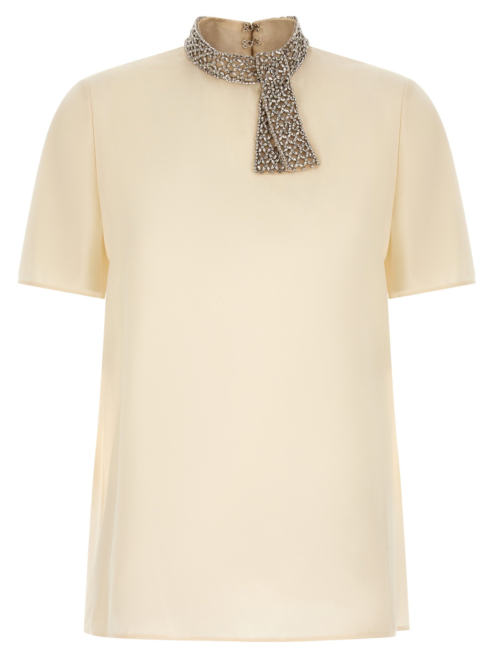 Valentino Garavani Women's Jewel Collar Top