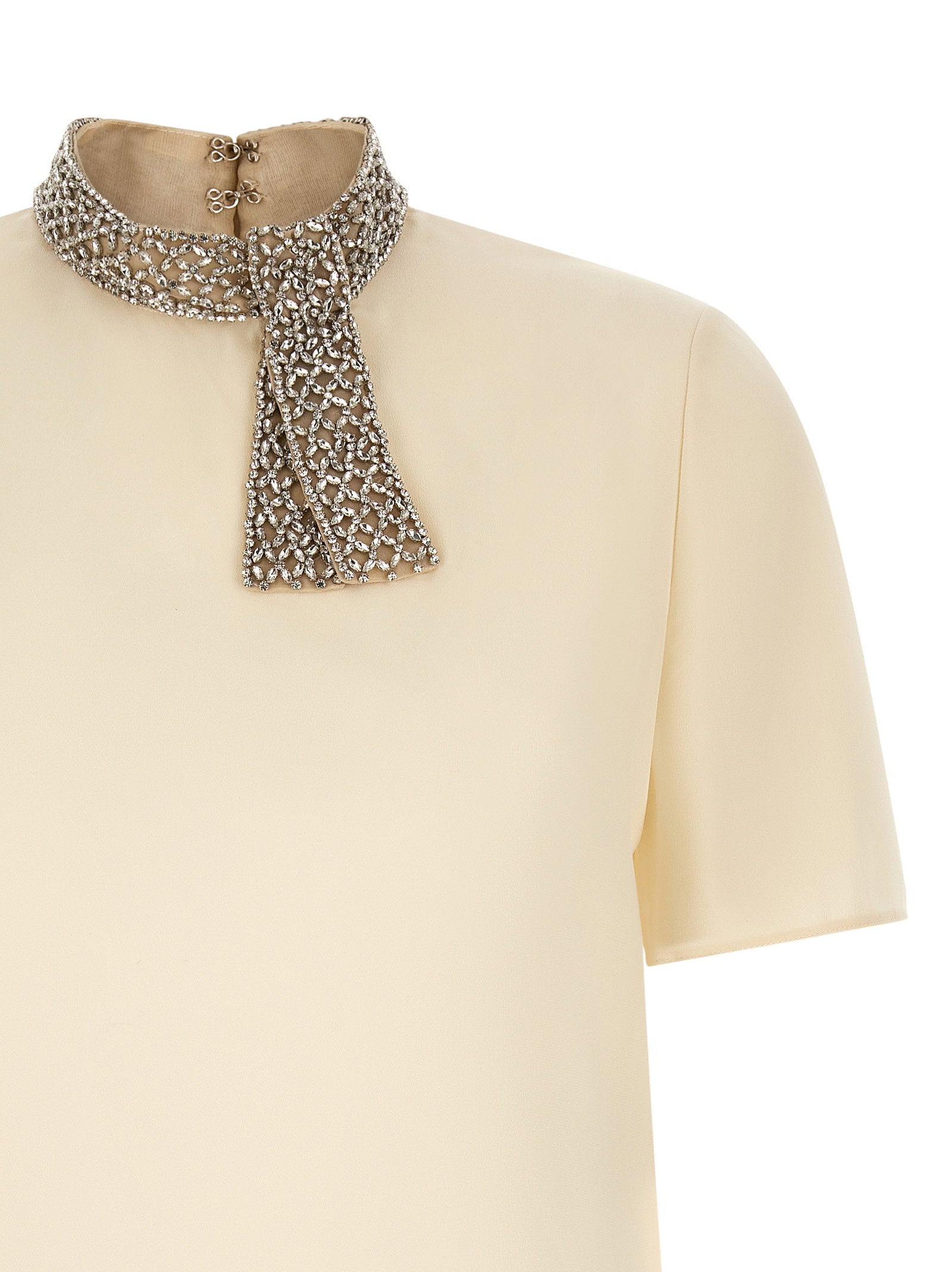 Valentino Garavani Women's Jewel Collar Top