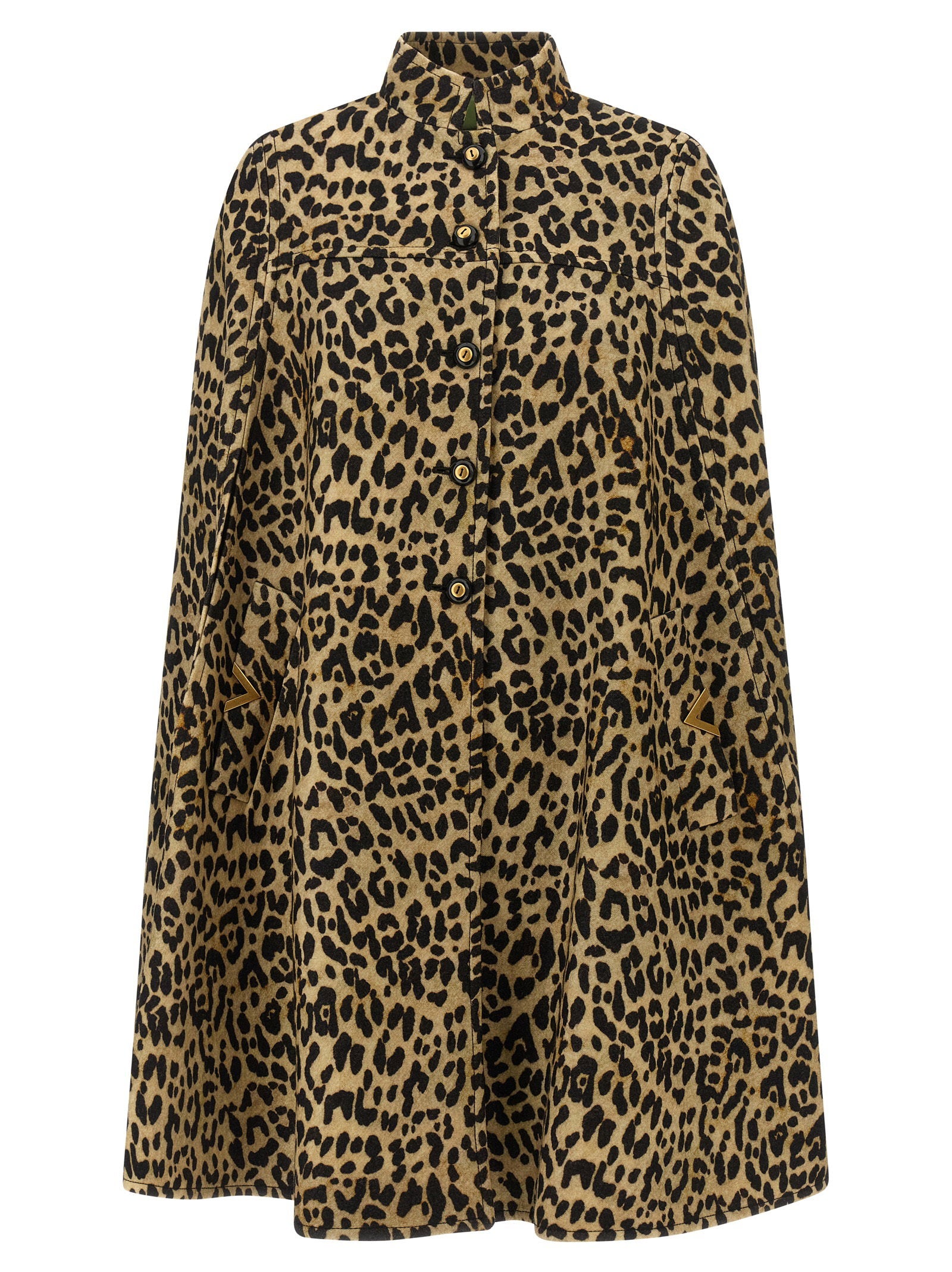 Valentino Garavani Women's Cape In Animalier Cloth