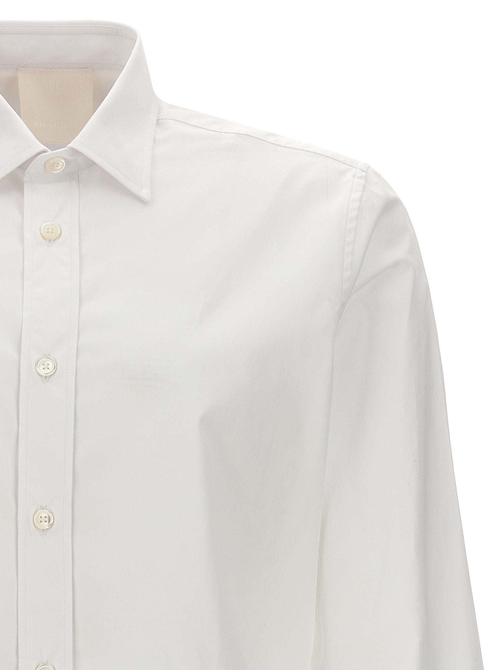 Givenchy Men's Logo Embroidery Shirt