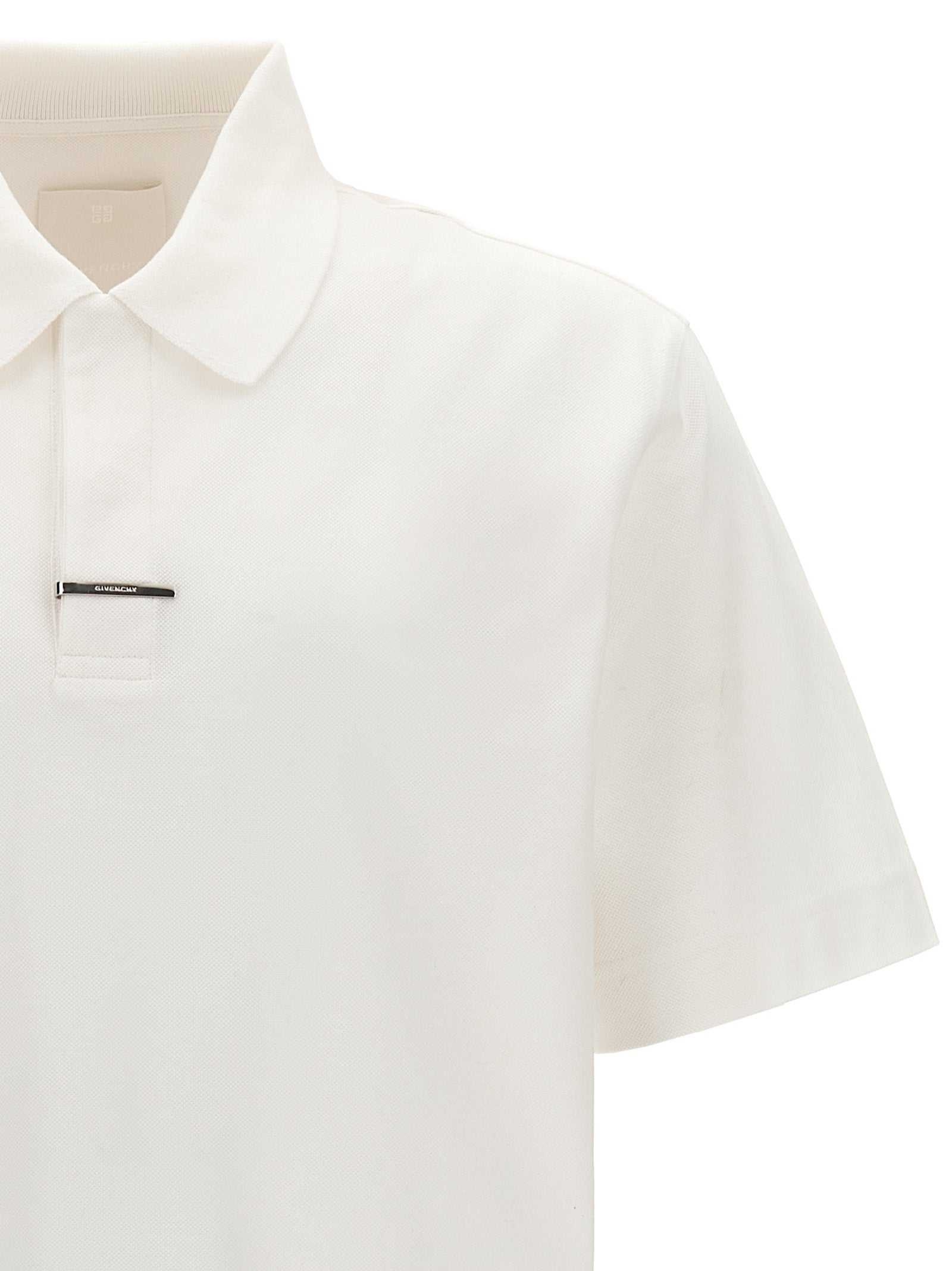 Givenchy Men's Metal Clip Polo Shirt