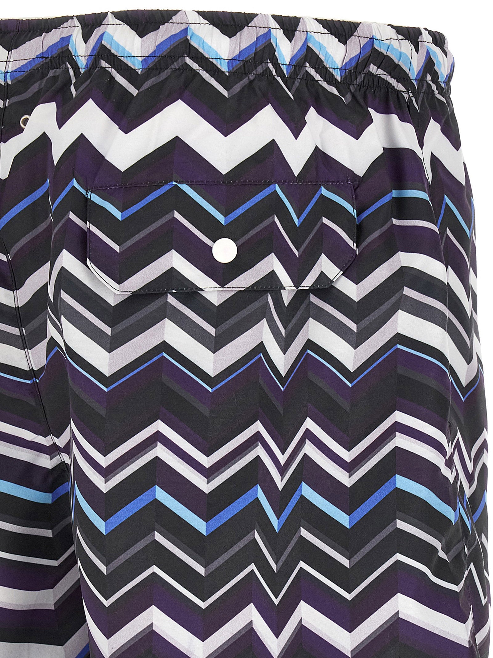 Missoni Men's Irregular Zig Zag Swimsuit