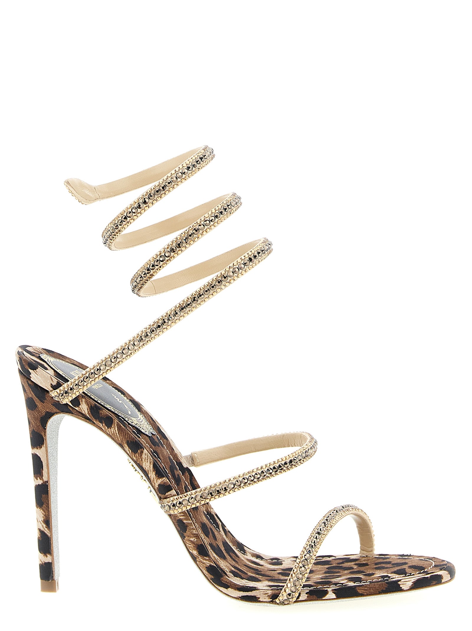 René Caovilla Women's Cleo Leopard Sandals