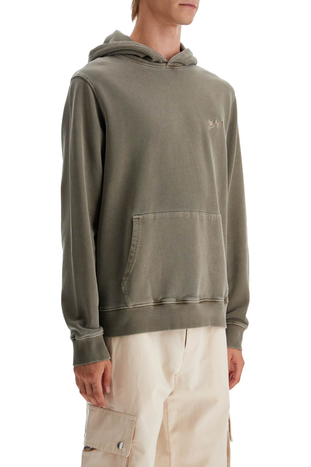 Woolrich Men's Hooded Sweatshirt With Tie-D