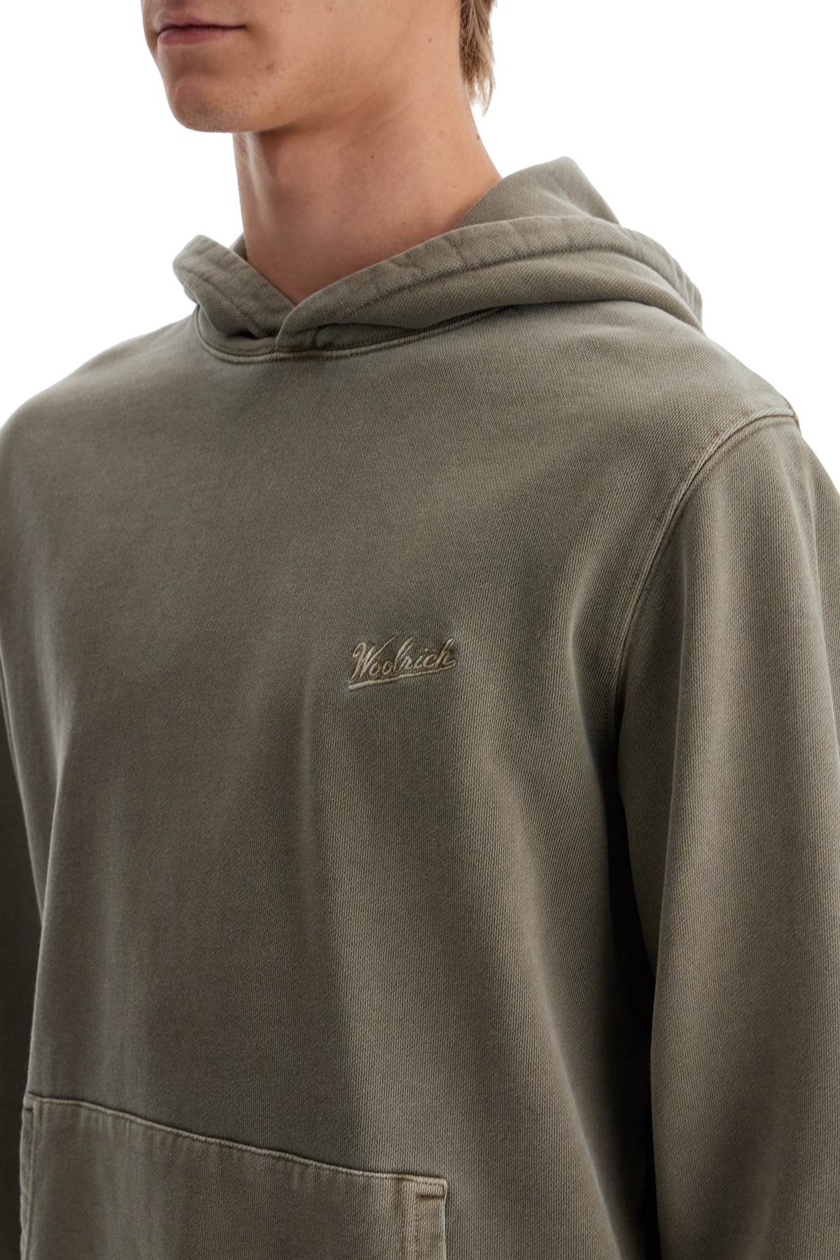 Woolrich Men's Hooded Sweatshirt With Tie-D