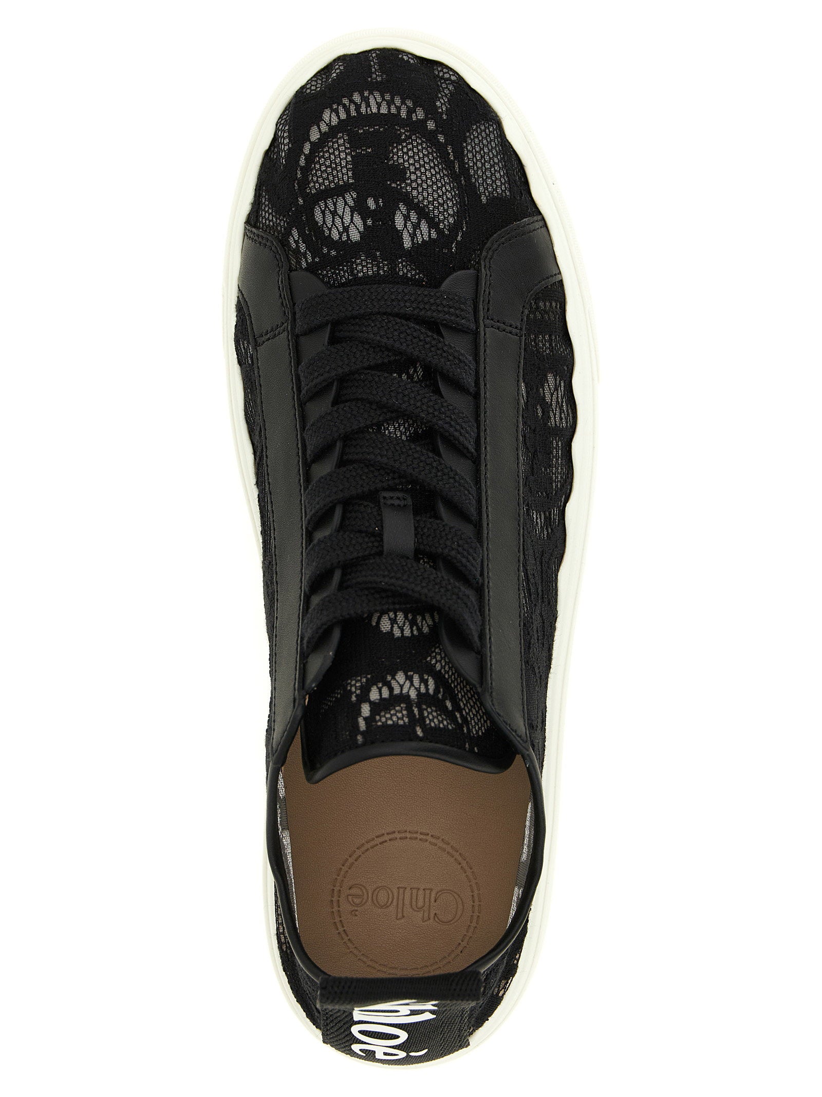 Chloé Women's Lauren Lace Sneakers