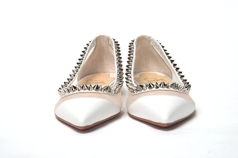 Christian Louboutin silver Flat Toe Shoe
