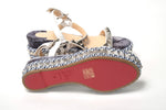 Christian Louboutin multicolor Multi Print And Stud Embellished Platform Women's Sandal