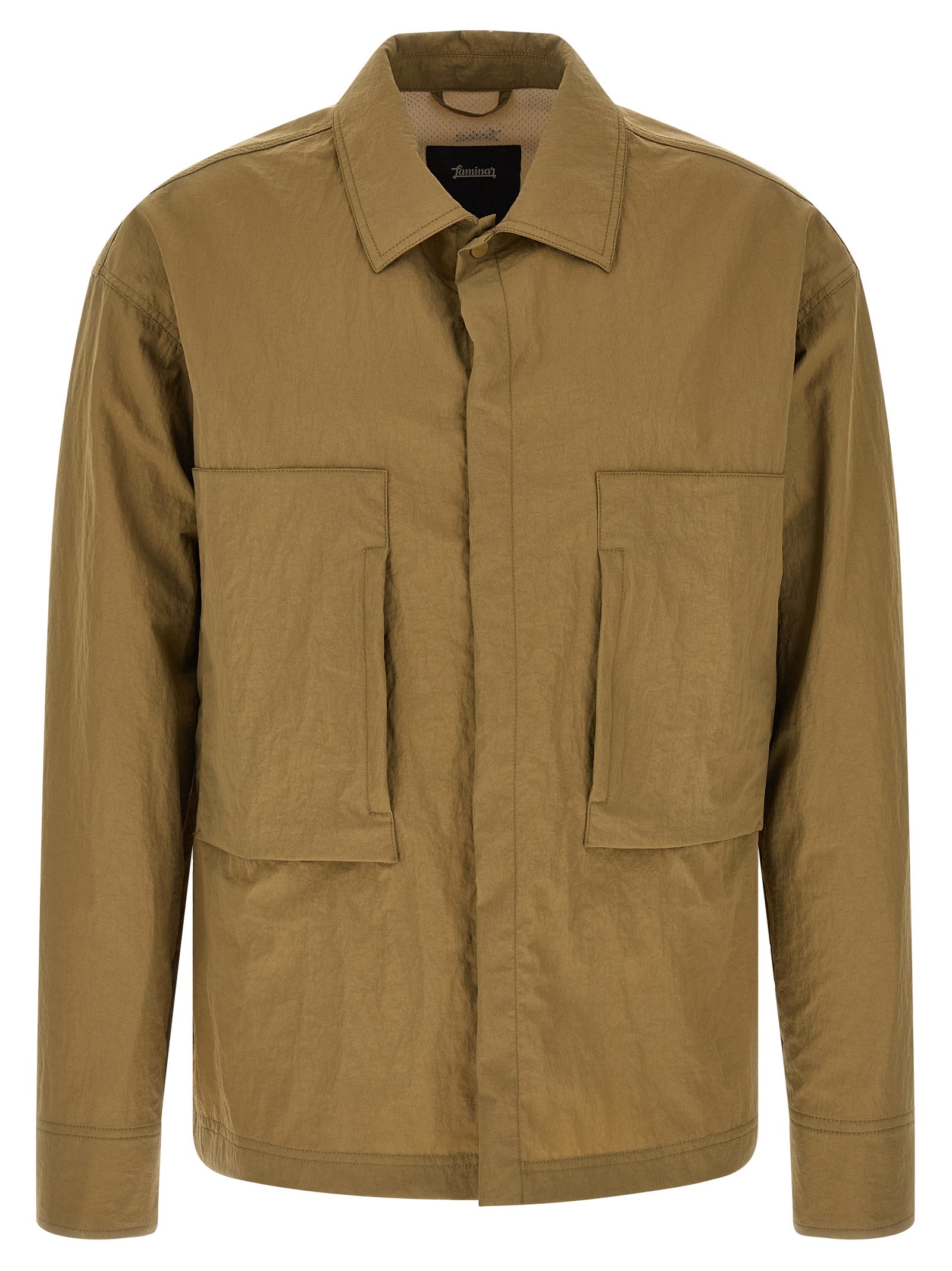 Laminar Men's Shacket Rippled Effect