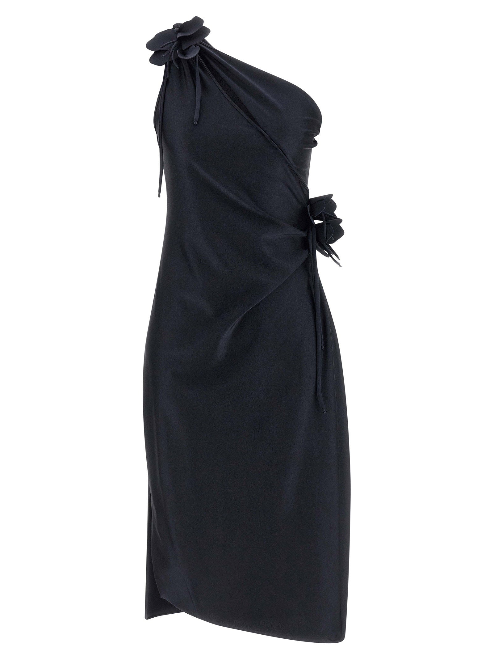Coperni Women's Asymmetric Mini Flower Dress