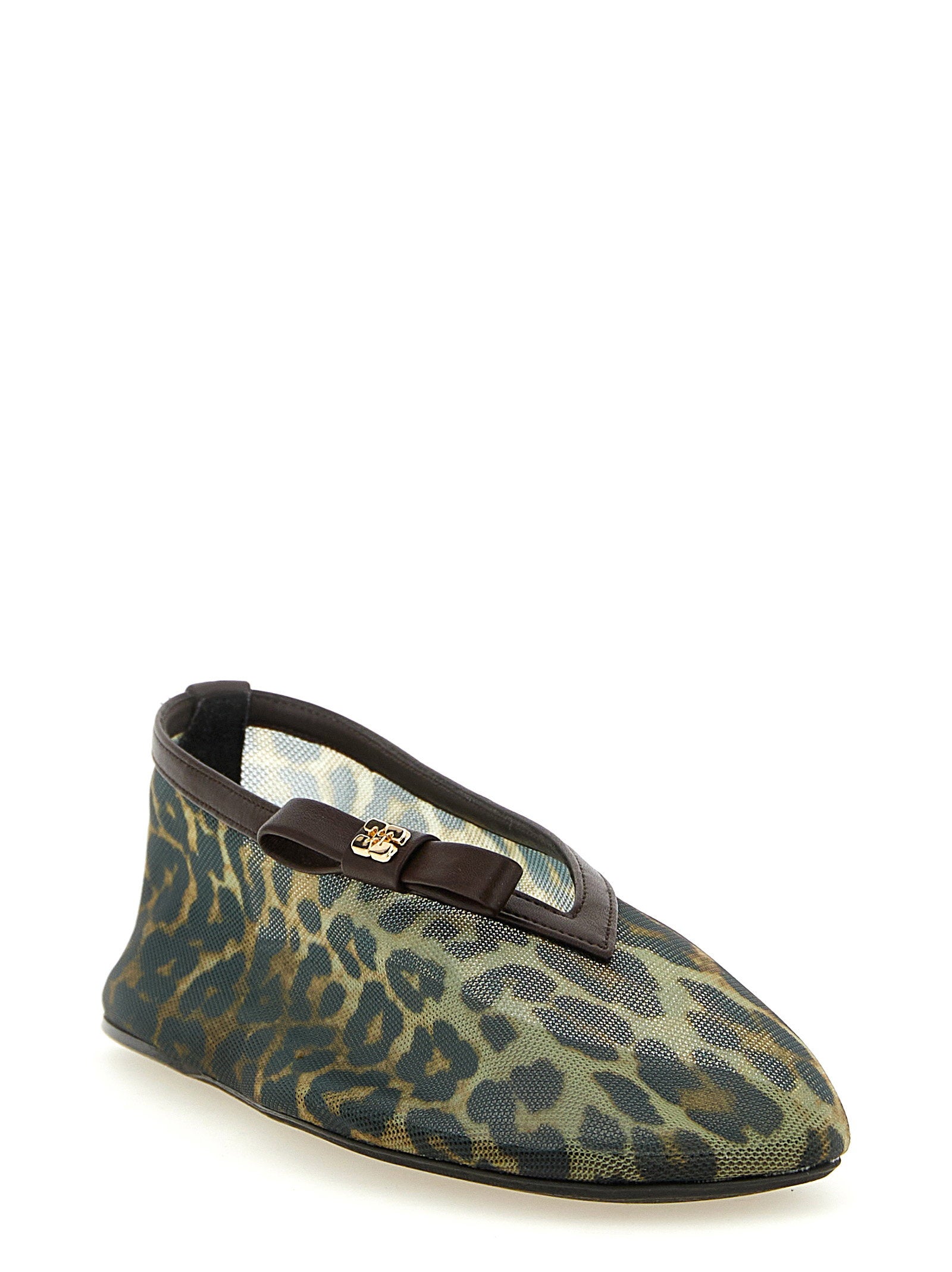 Ganni Women's Jenny Ballet Flats