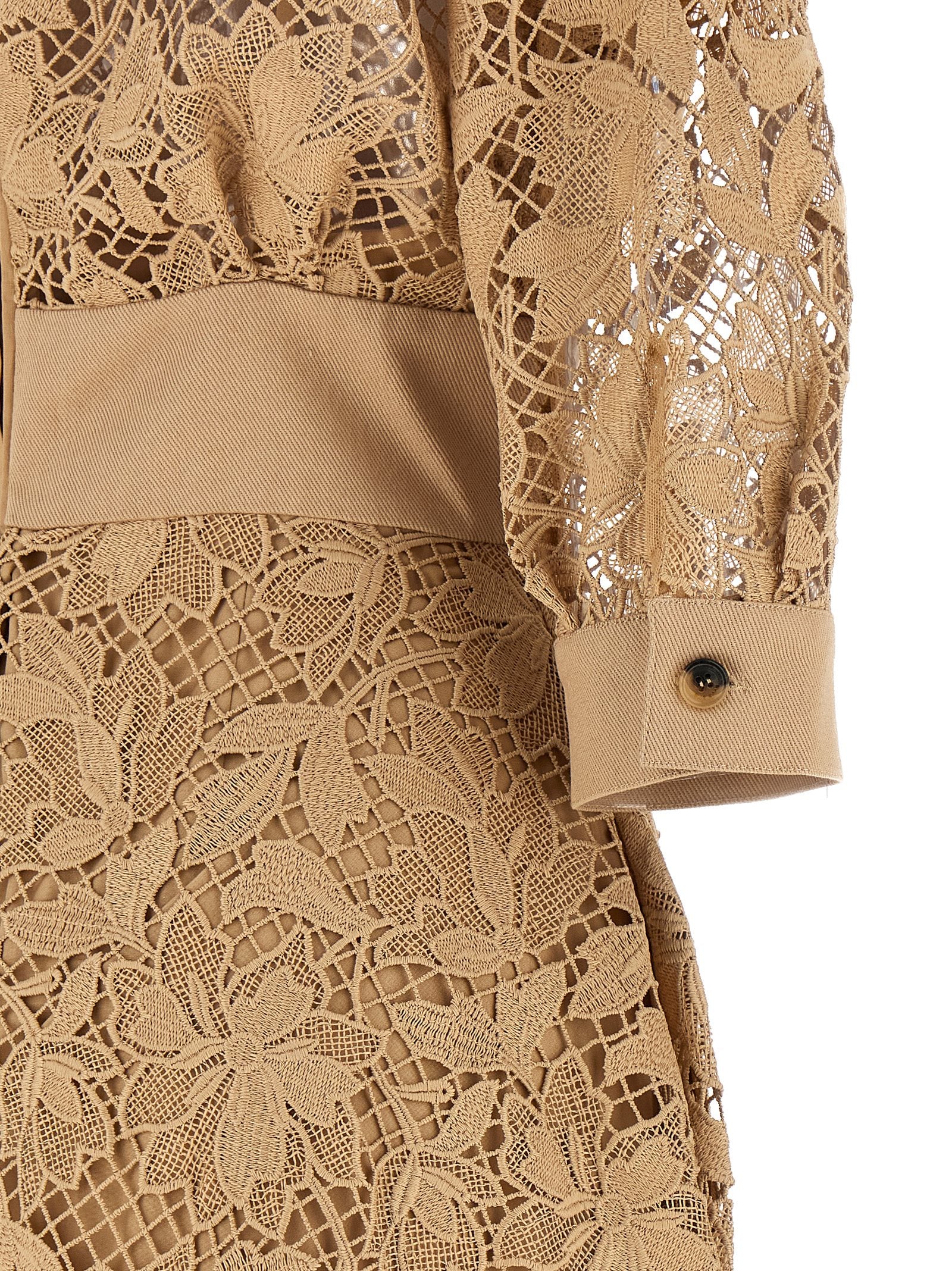 Elie Saab Women's Floral Macramé Dress