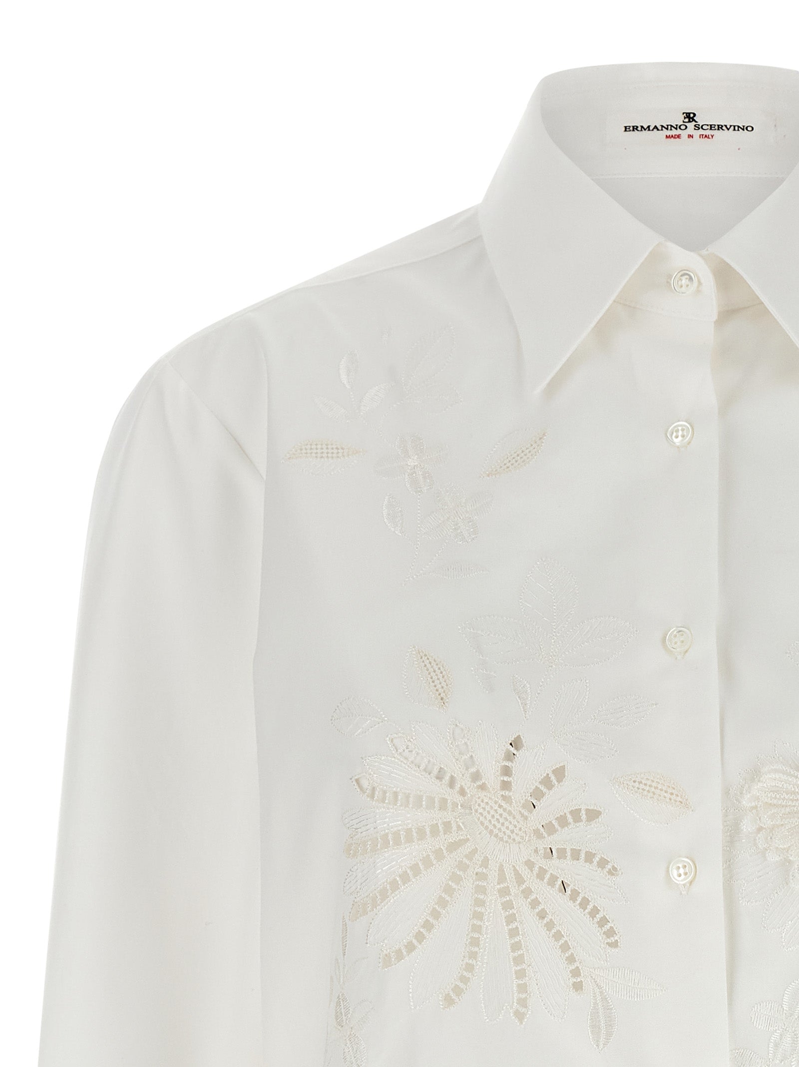 Ermanno Scervino Women's Embroidery Cotton Shirt