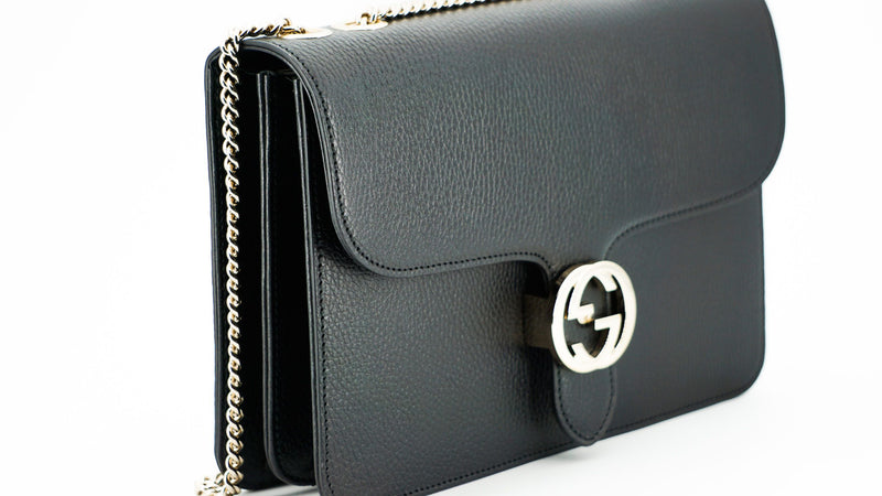 Gucci Elegant Calf Leather Shoulder Women's Bag