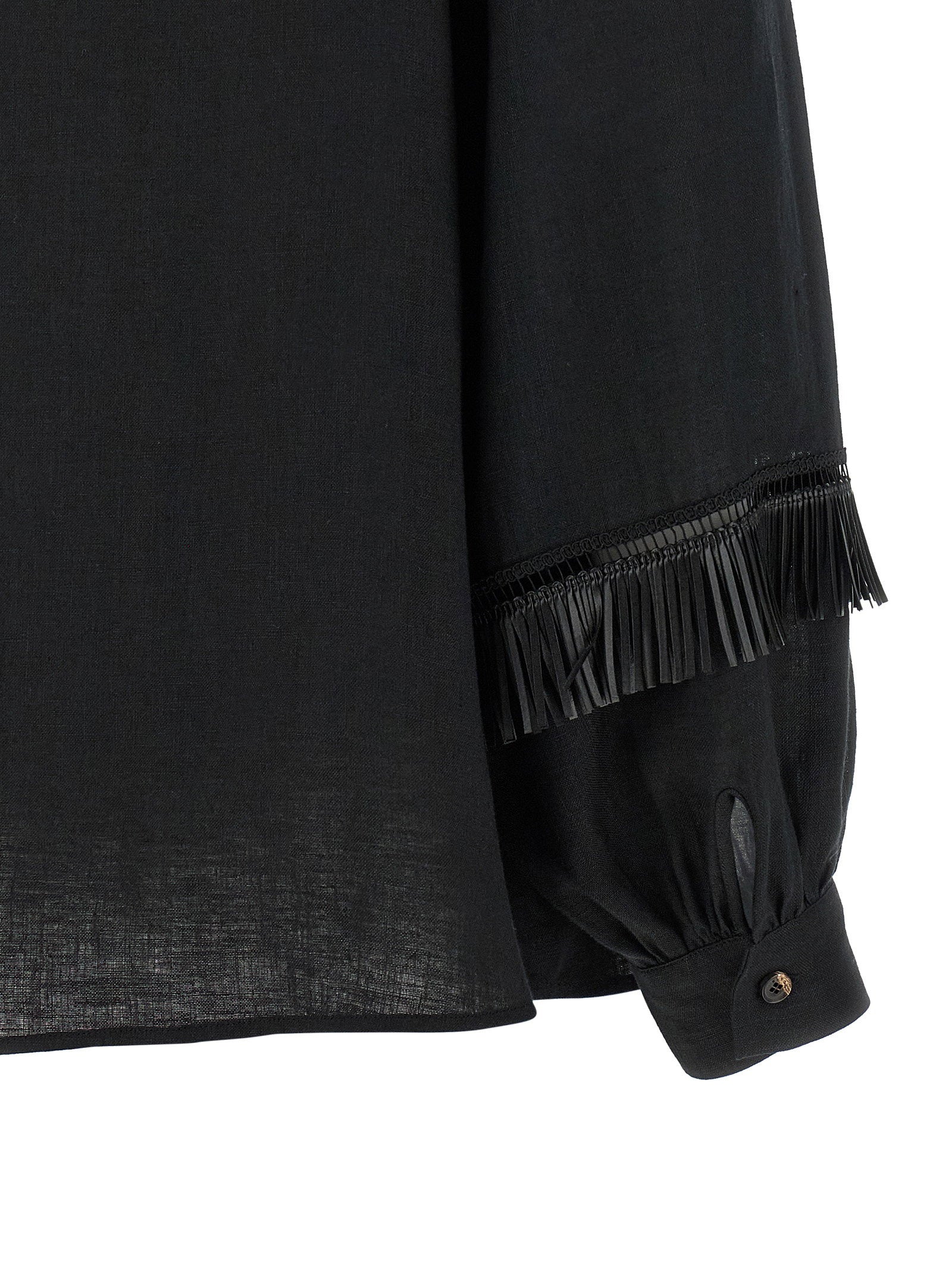 Kiton Women's Fringed Shirt