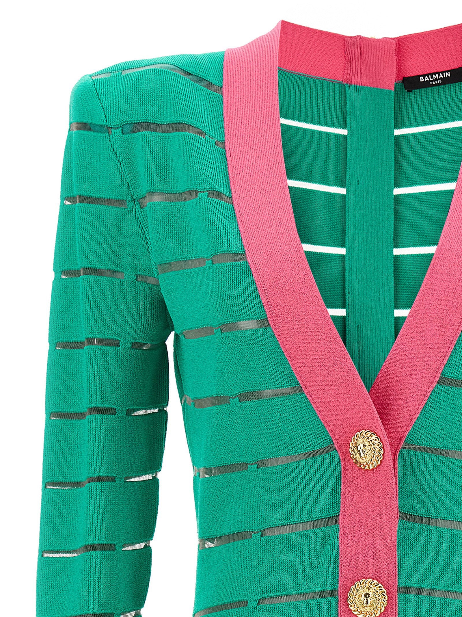 Balmain Women's Two-Tone Knit Dress