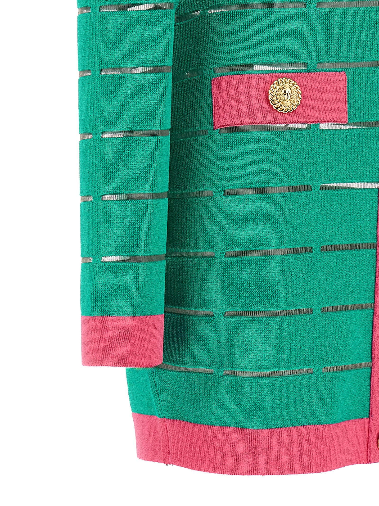Balmain Women's Two-Tone Knit Dress