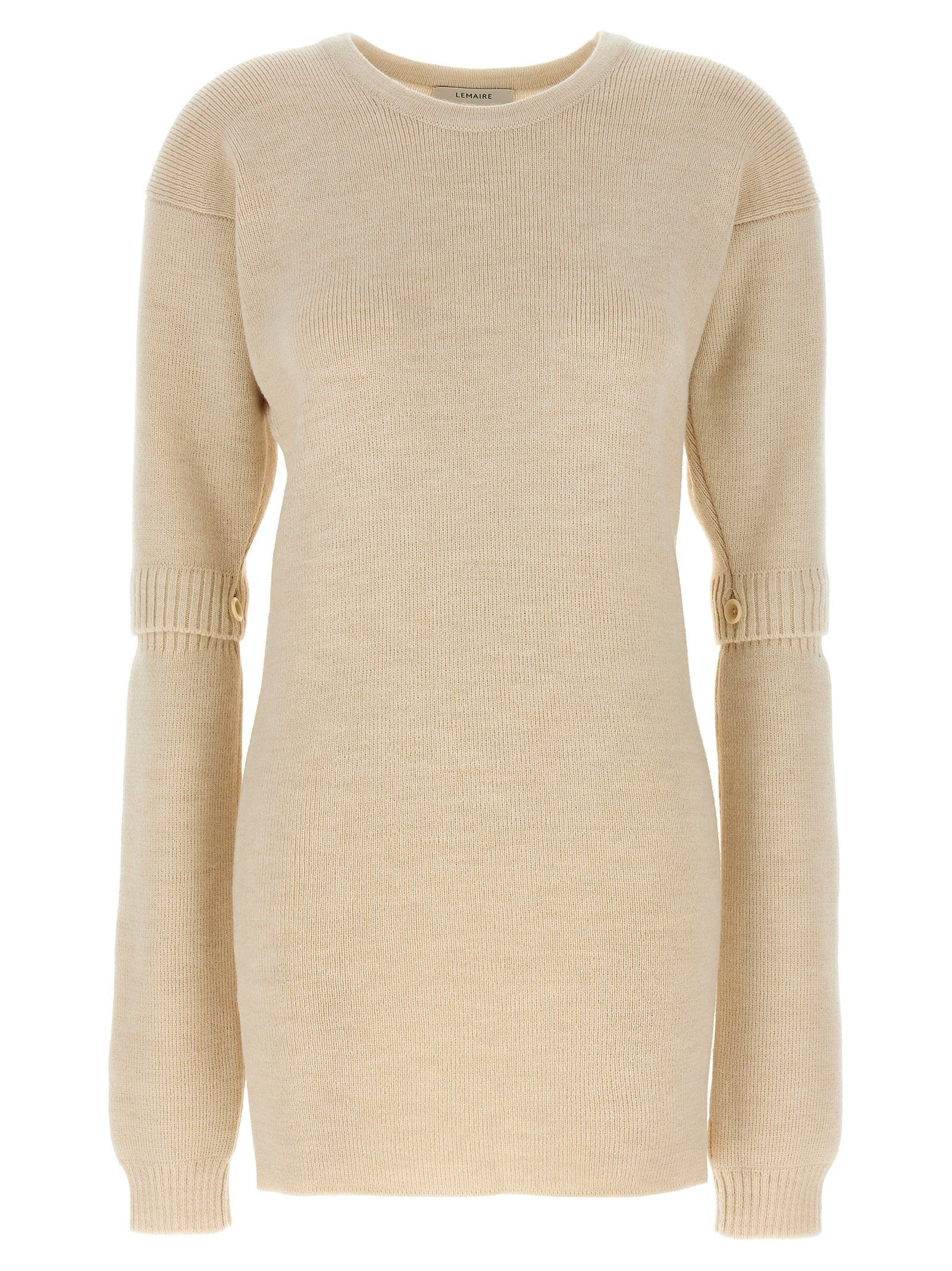 Lemaire Women's Knitted Dress With Removable Sleeves