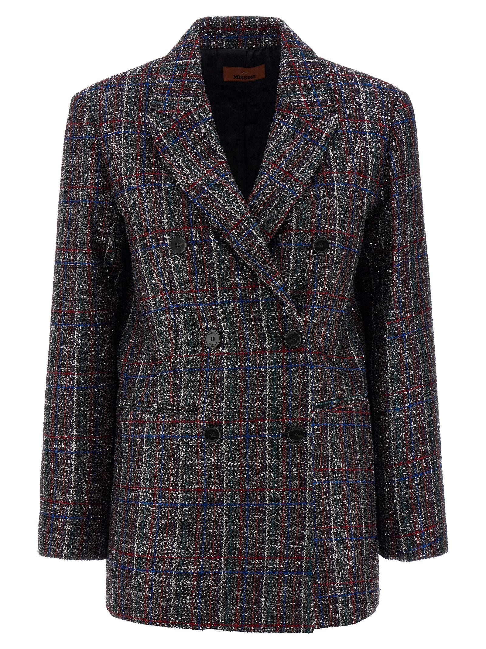 Missoni Women's Sequin Tartan Blazer