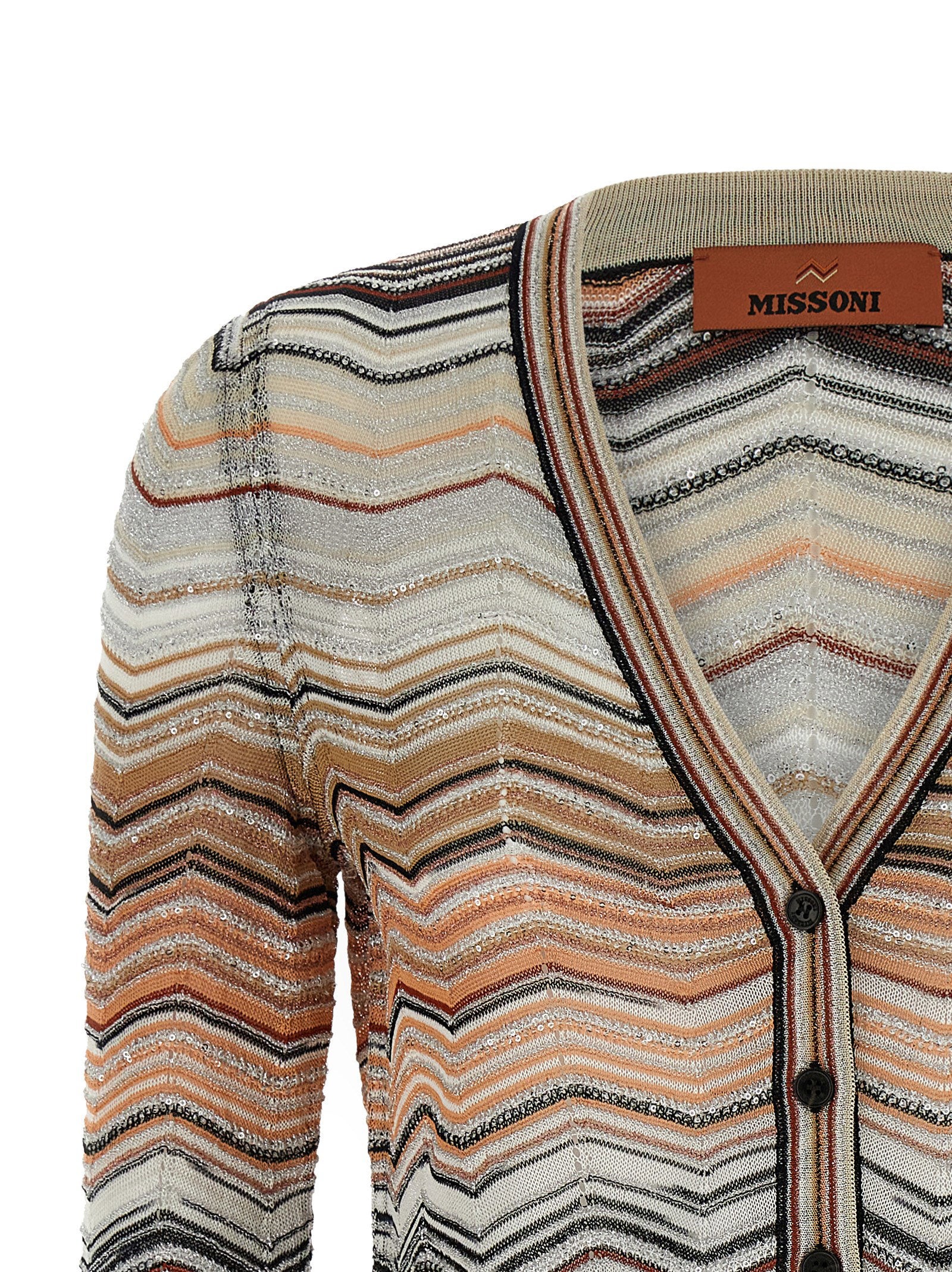 Missoni Women's Chevron Lamé Cardigan