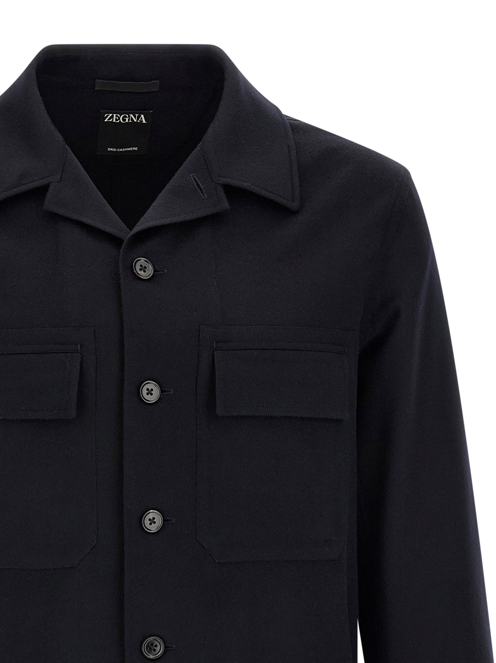 Zegna Men's Oasis Cashmere Overshirt