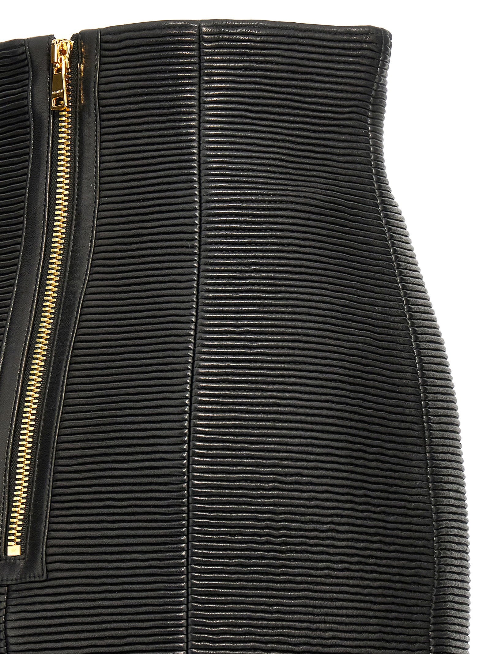 Balmain Women's Hw Rolled Skirt