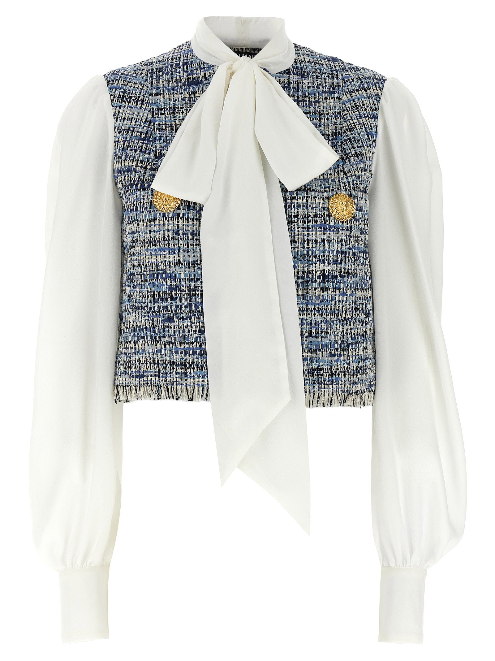 Balmain Women's Tweed Shirt