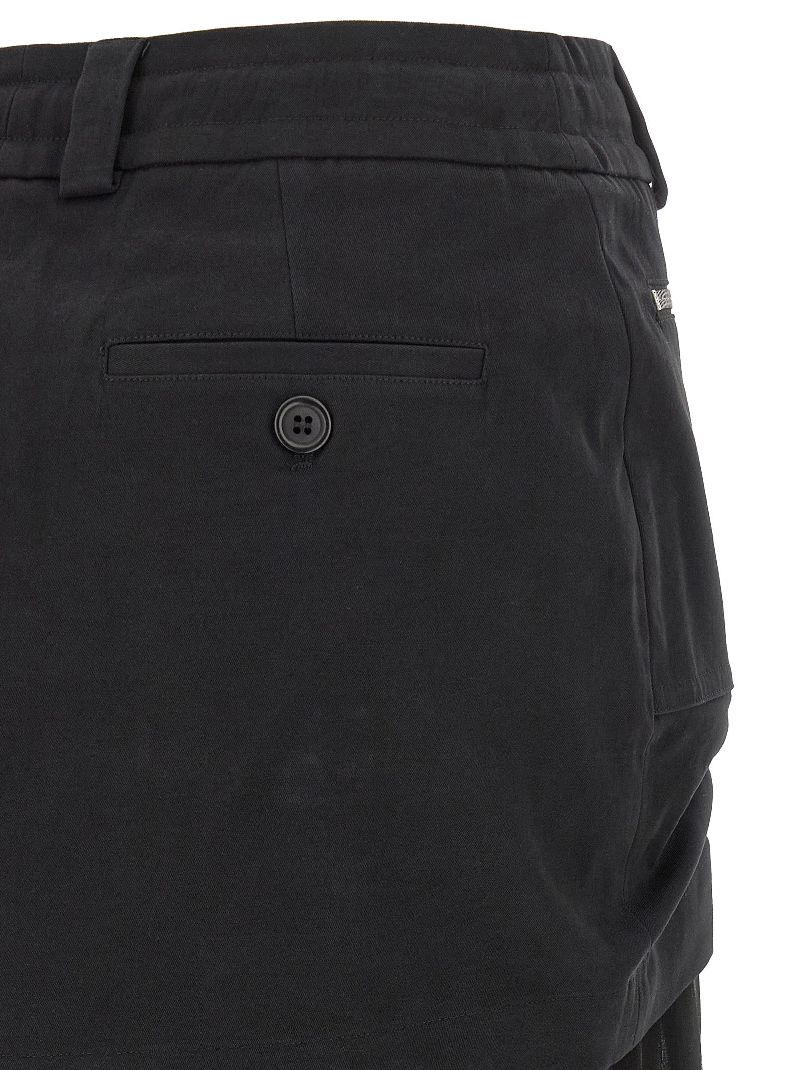 Dolce & Gabbana Women's Twill And Chiffon Skirt