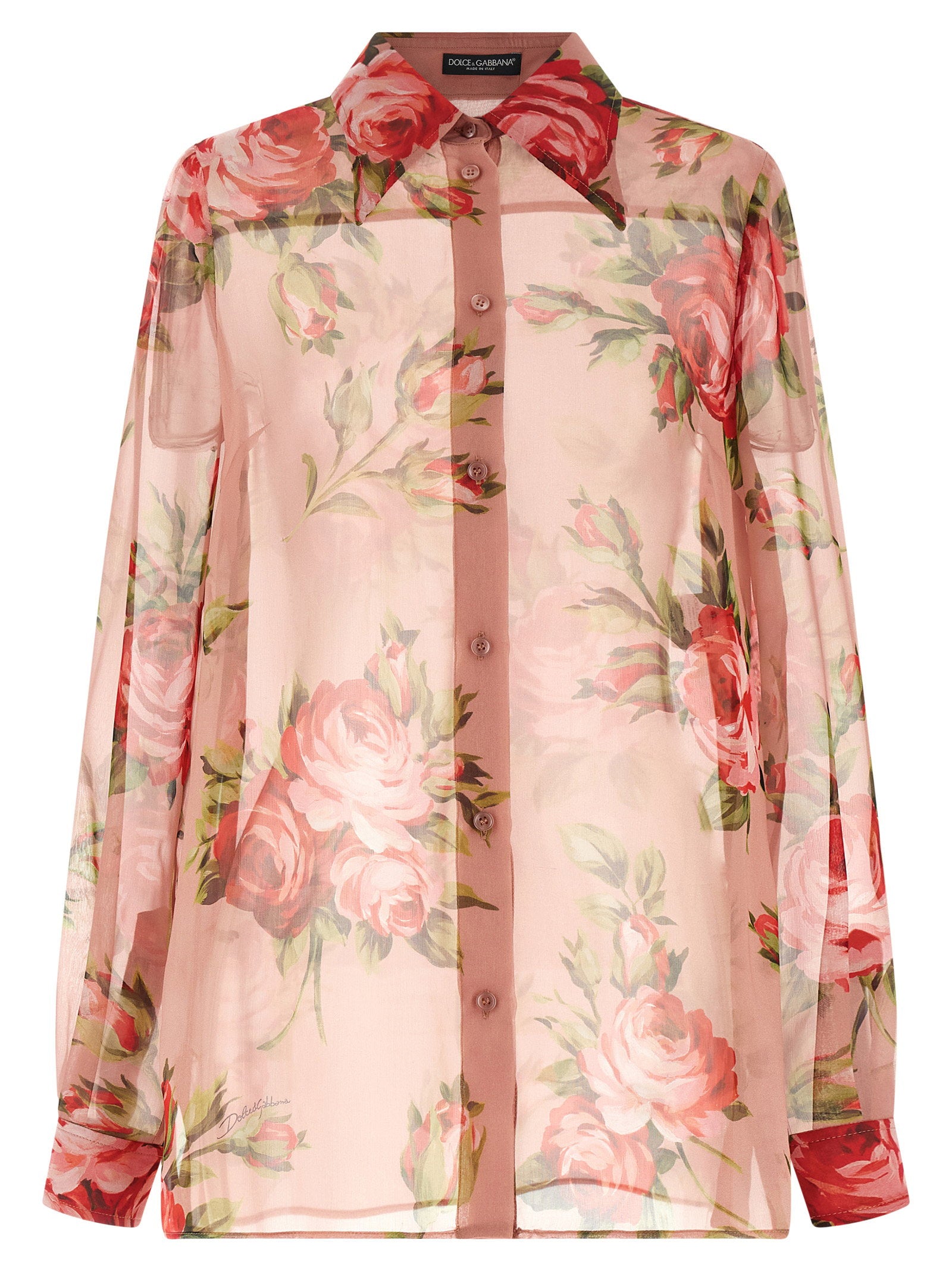 Dolce & Gabbana Women's Bouquet Rose Shirt