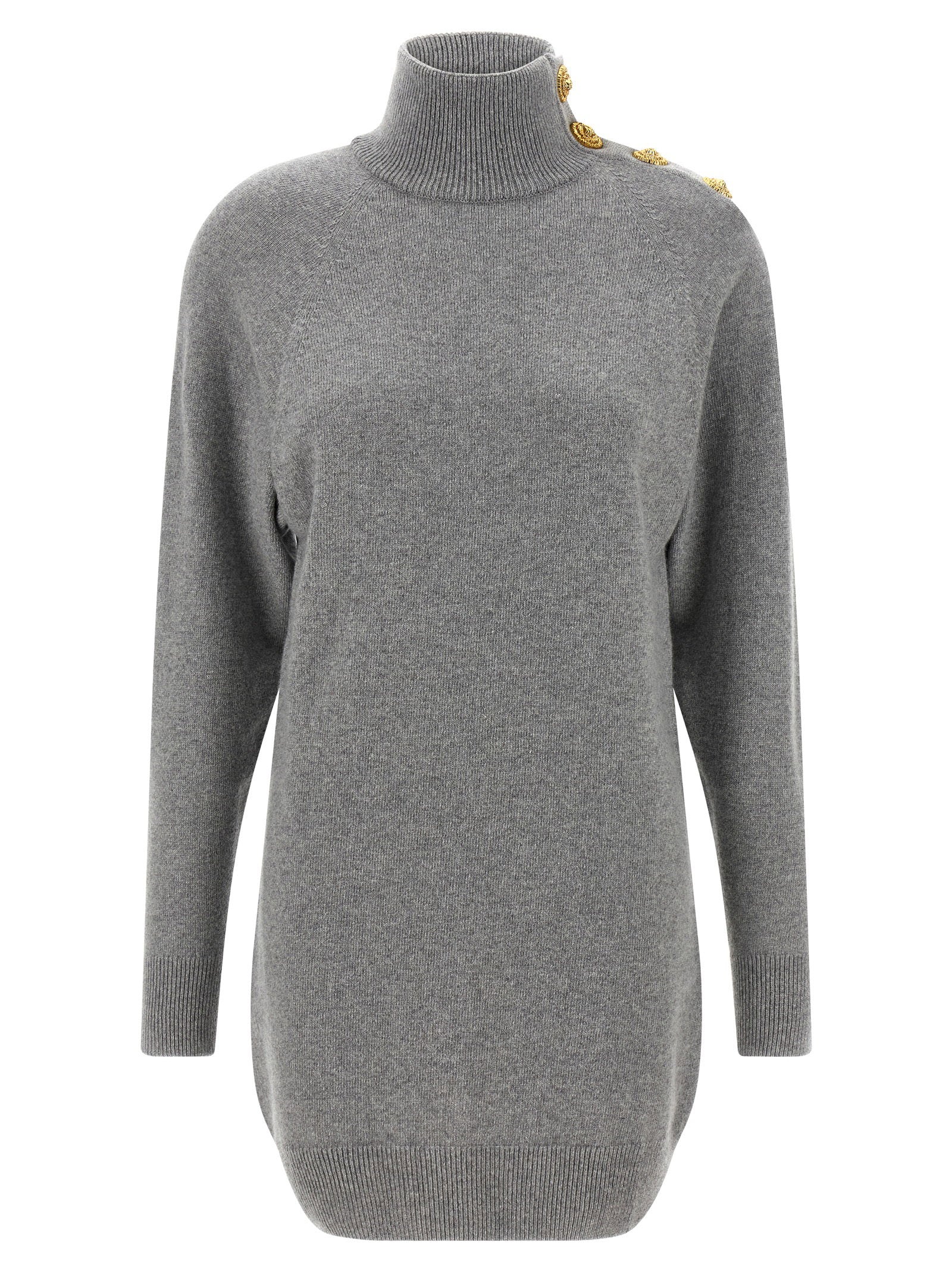 Balmain Women's Cashmere Wool Dress