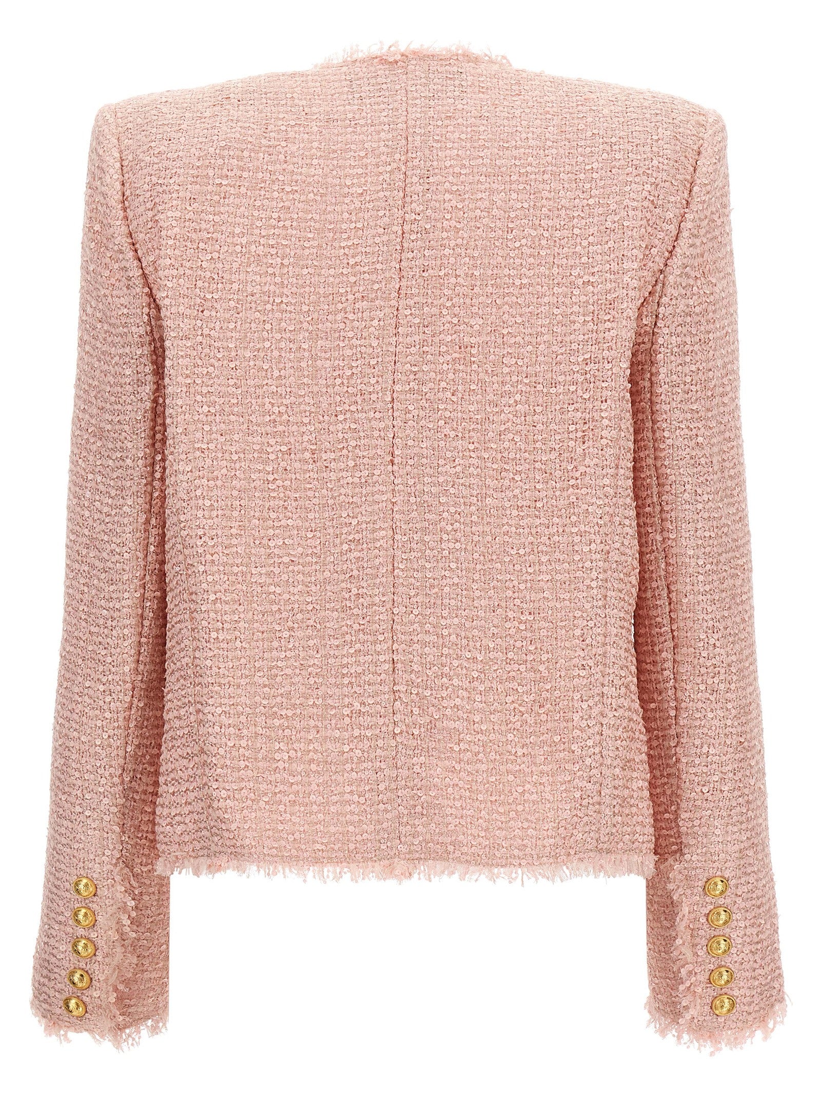 Balmain Women's Sequin Tweed Blazer