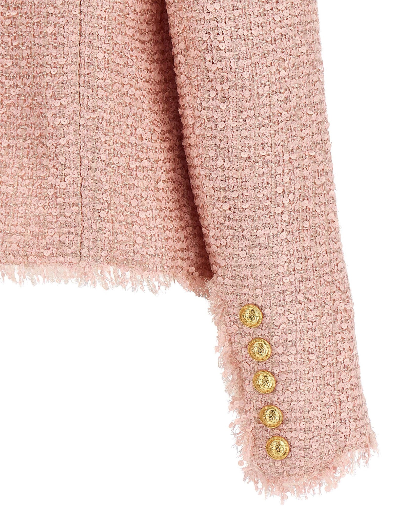 Balmain Women's Sequin Tweed Blazer