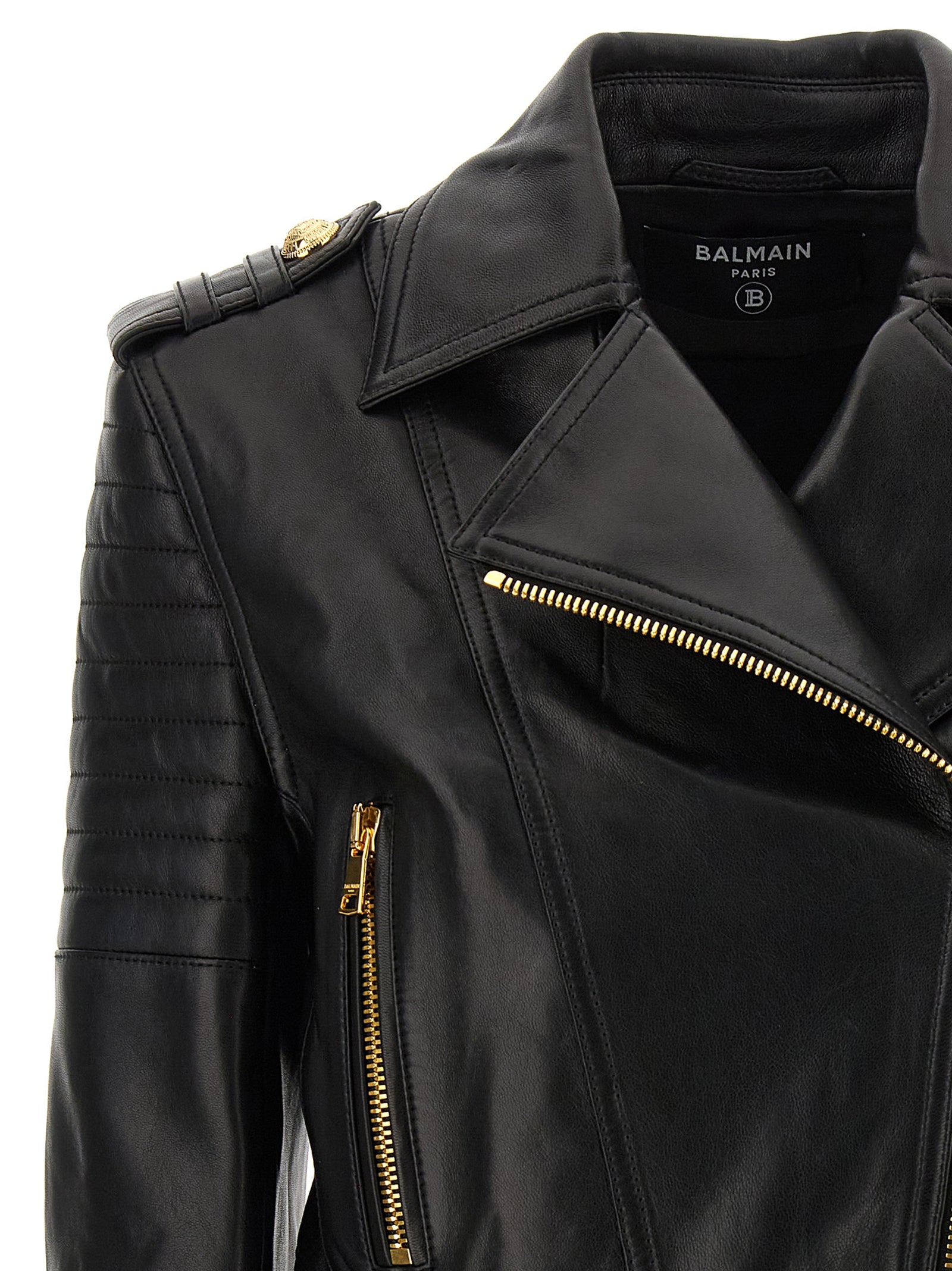 Balmain Women's Leather Jacket