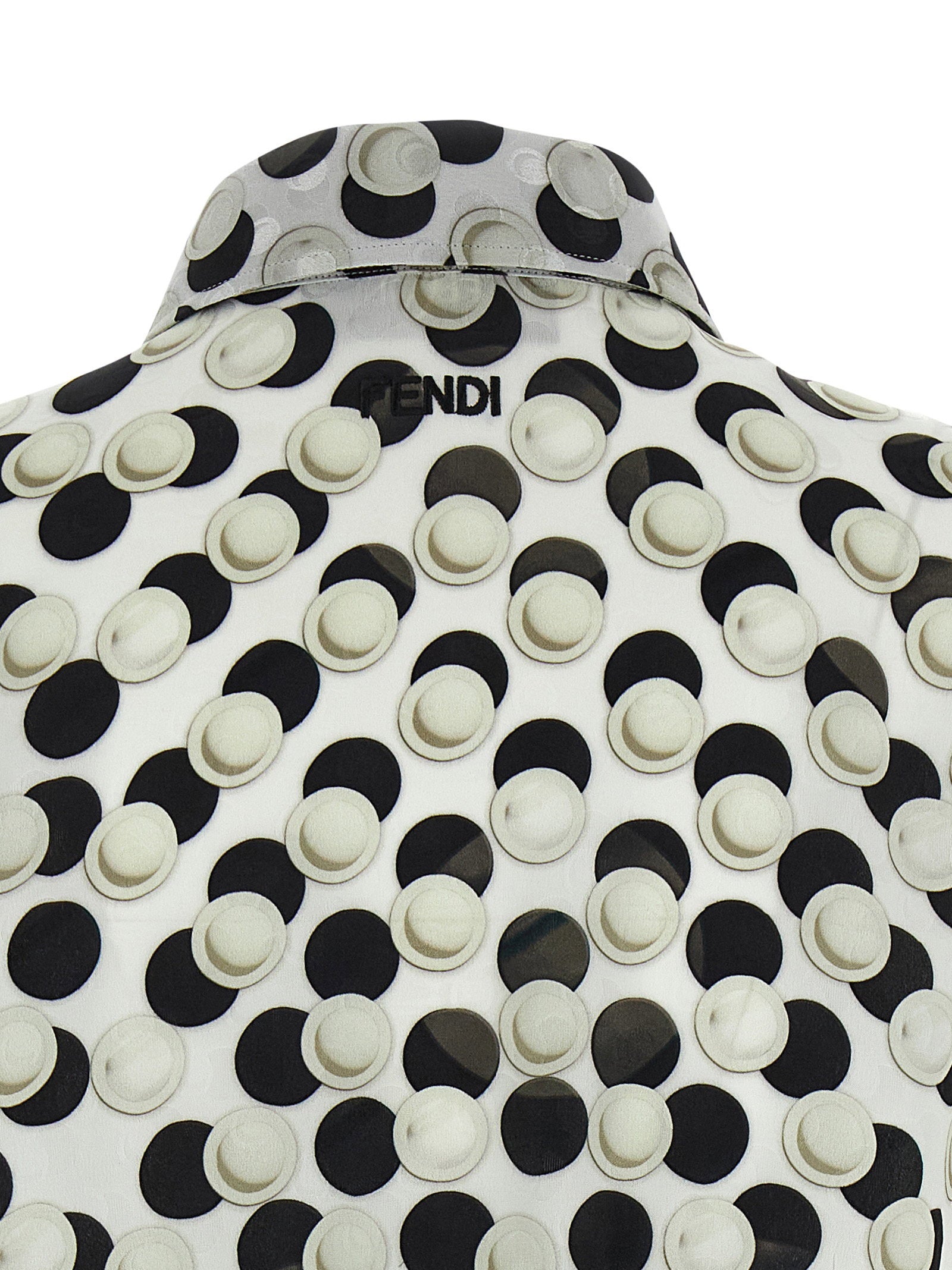 Fendi Women's Polka Dot Crop Top