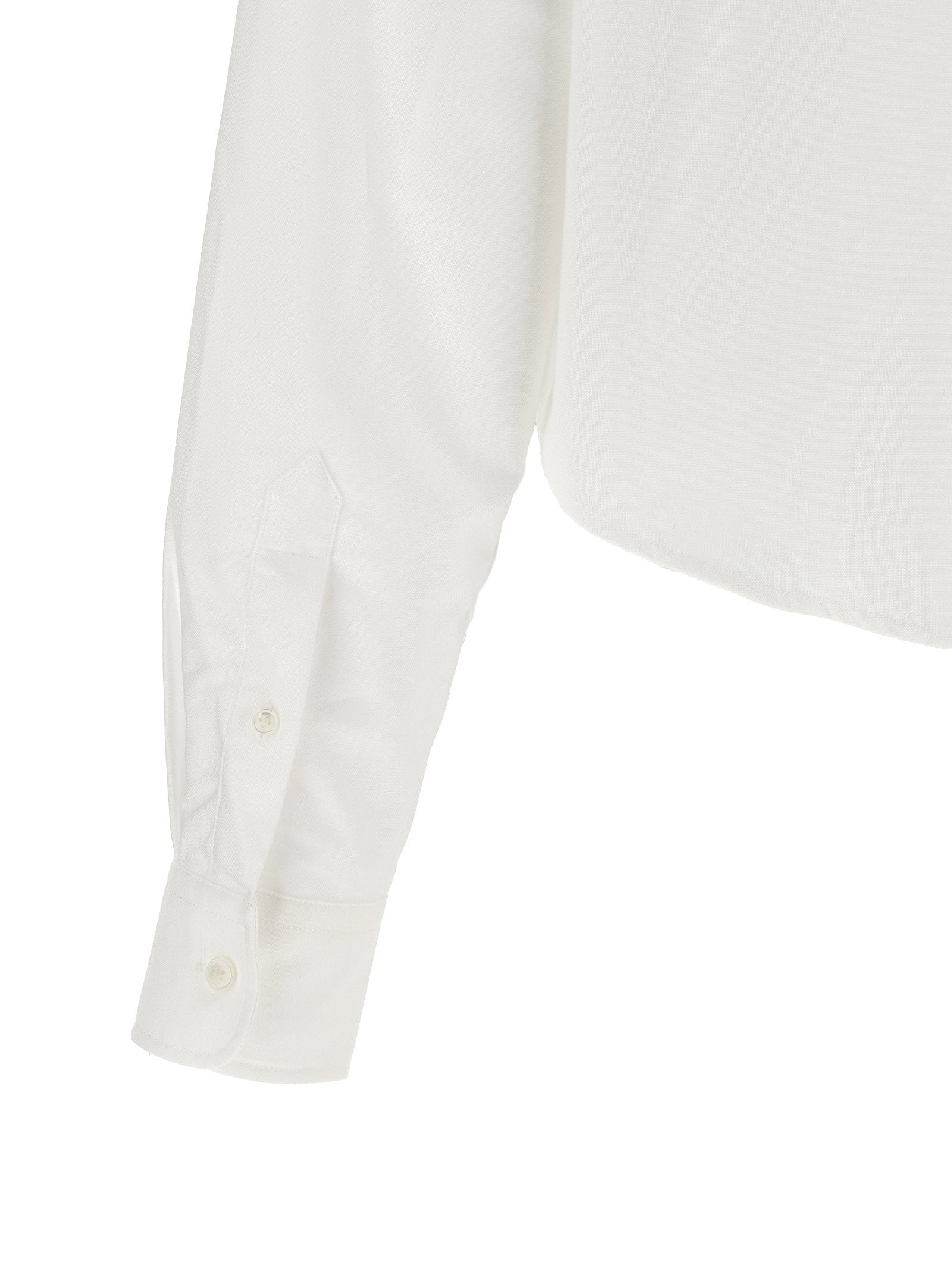 Ami Paris Women's Ami De Coeur Cropped Shirt