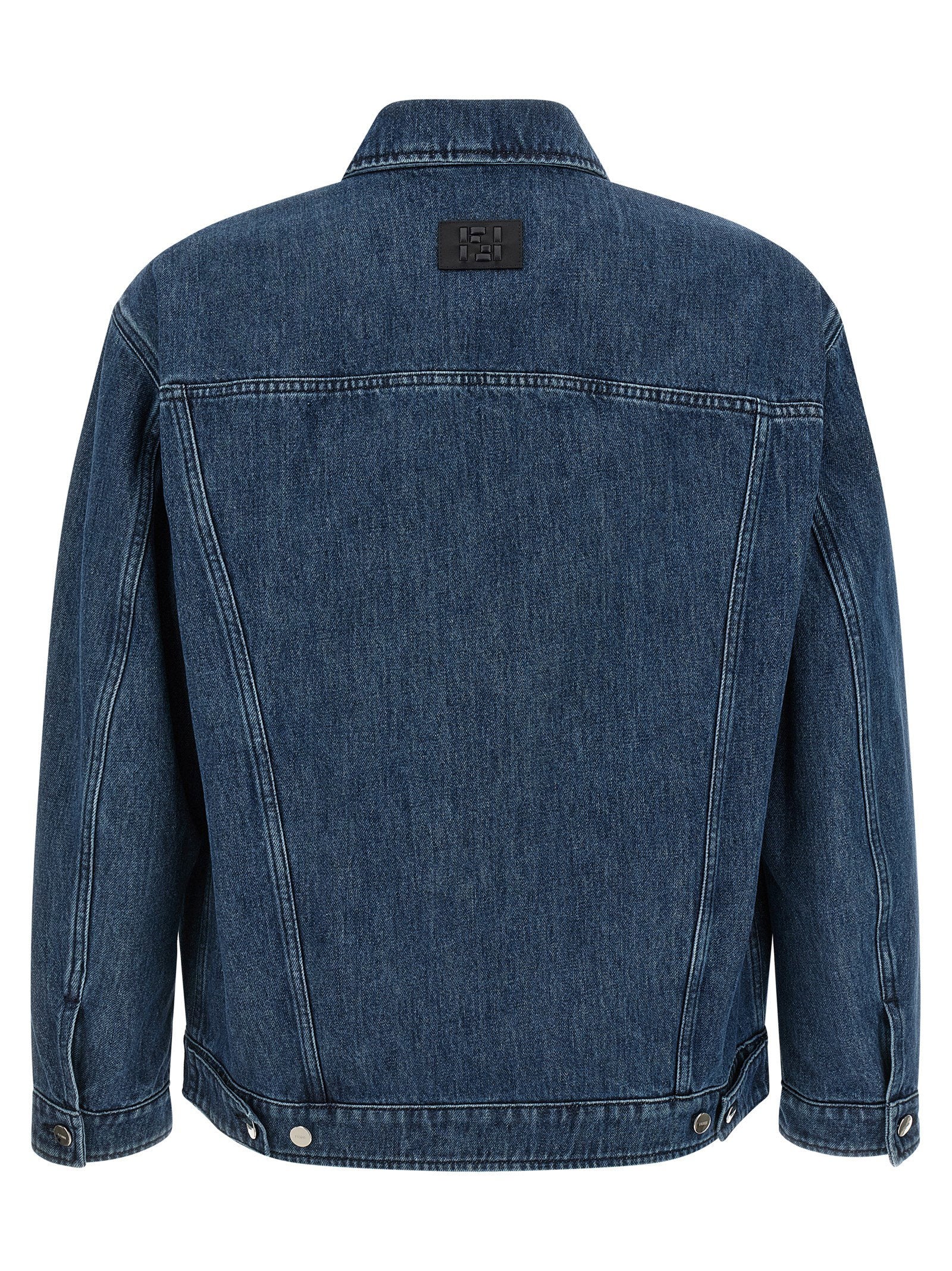 Fendi Men's Ff Selleria Denim Jacket