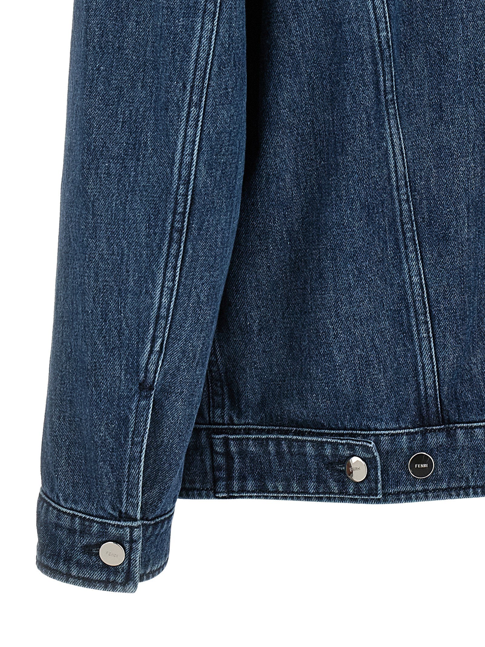 Fendi Men's Ff Selleria Denim Jacket