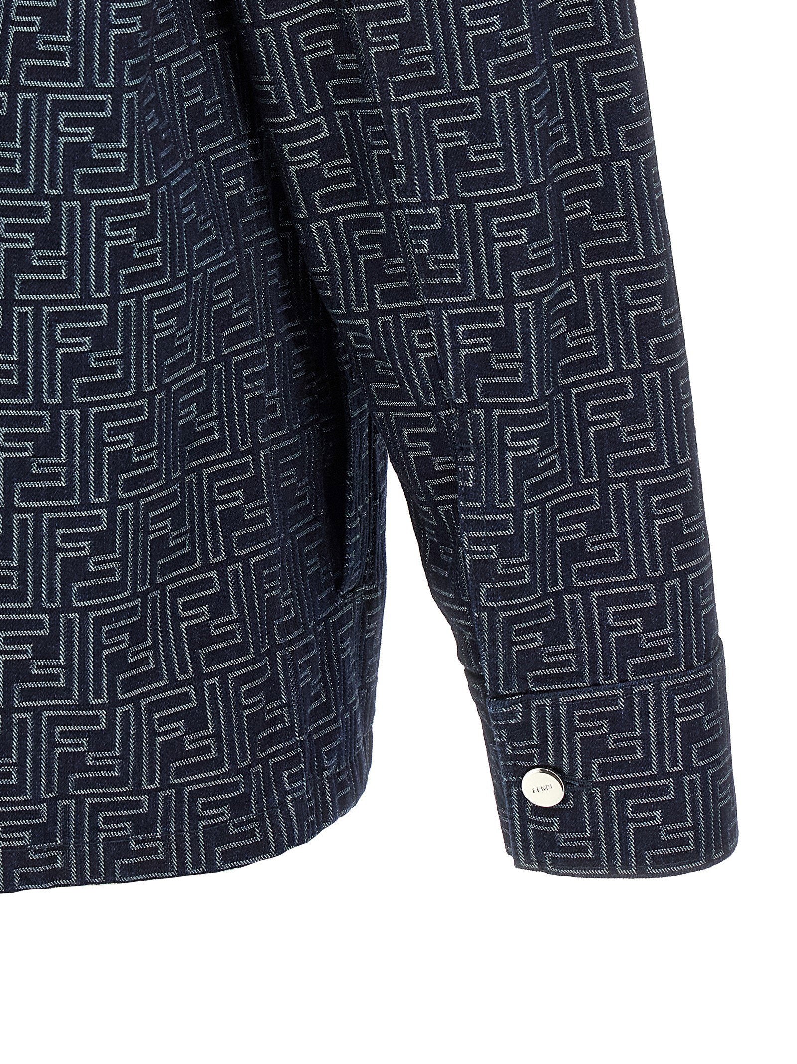 Fendi Men's Overshirt Denim Ff