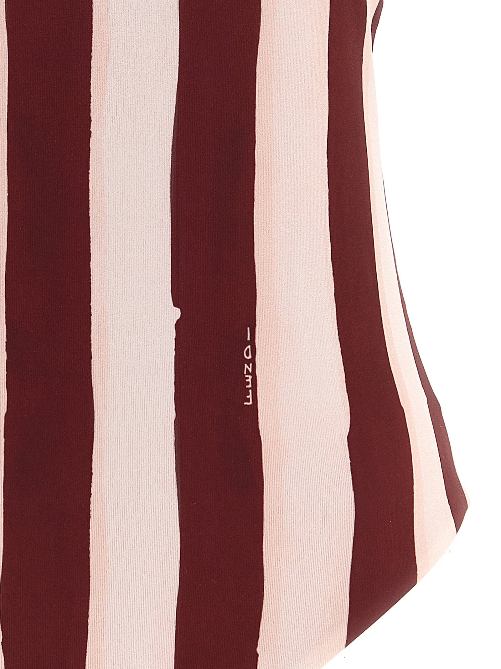 Fendi Women's Pequin One-Piece Swimsuit