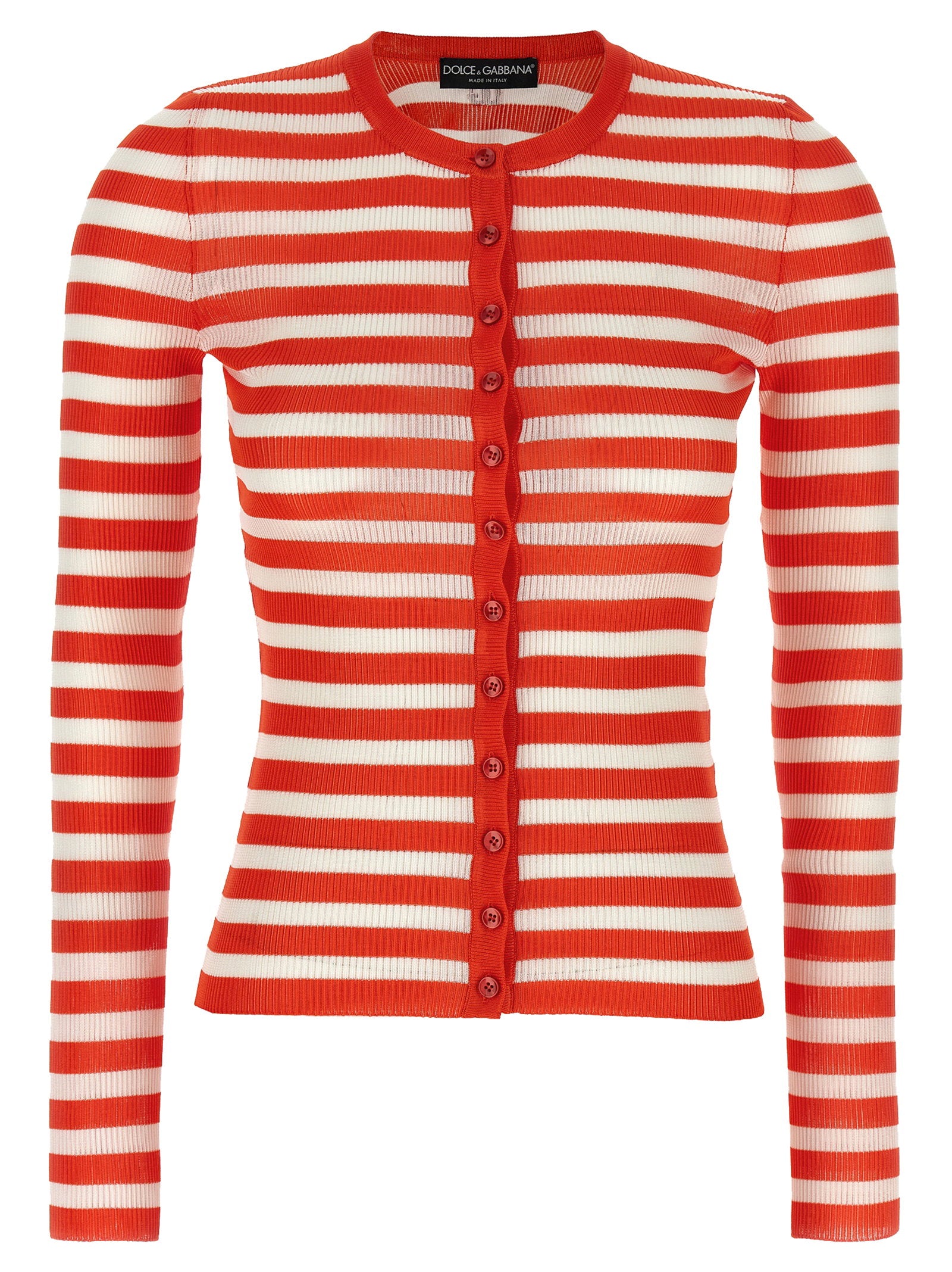 Dolce & Gabbana Women's Striped Viscose Cardigan