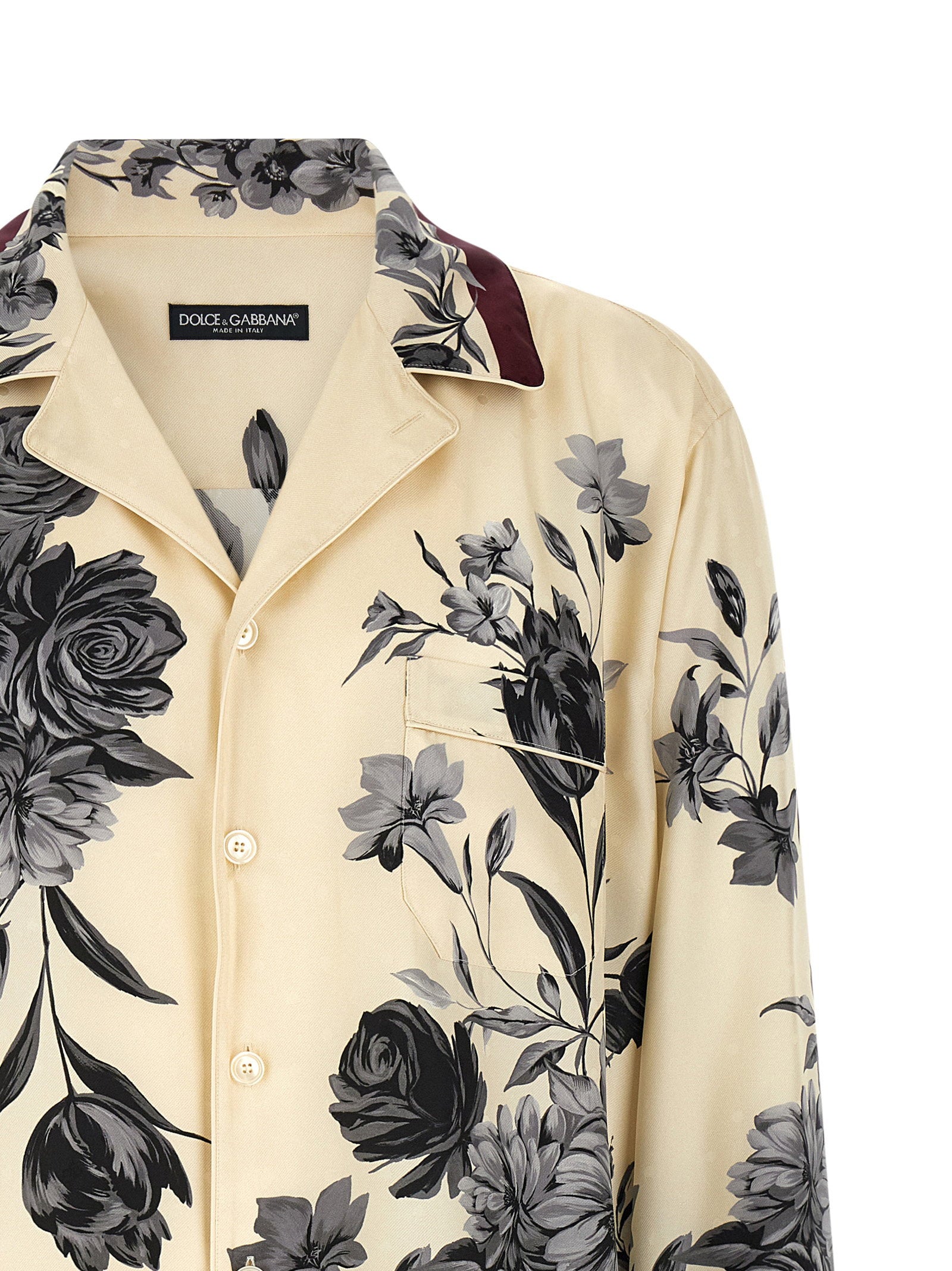 Dolce & Gabbana Men's Bouquet Fiori Shirt