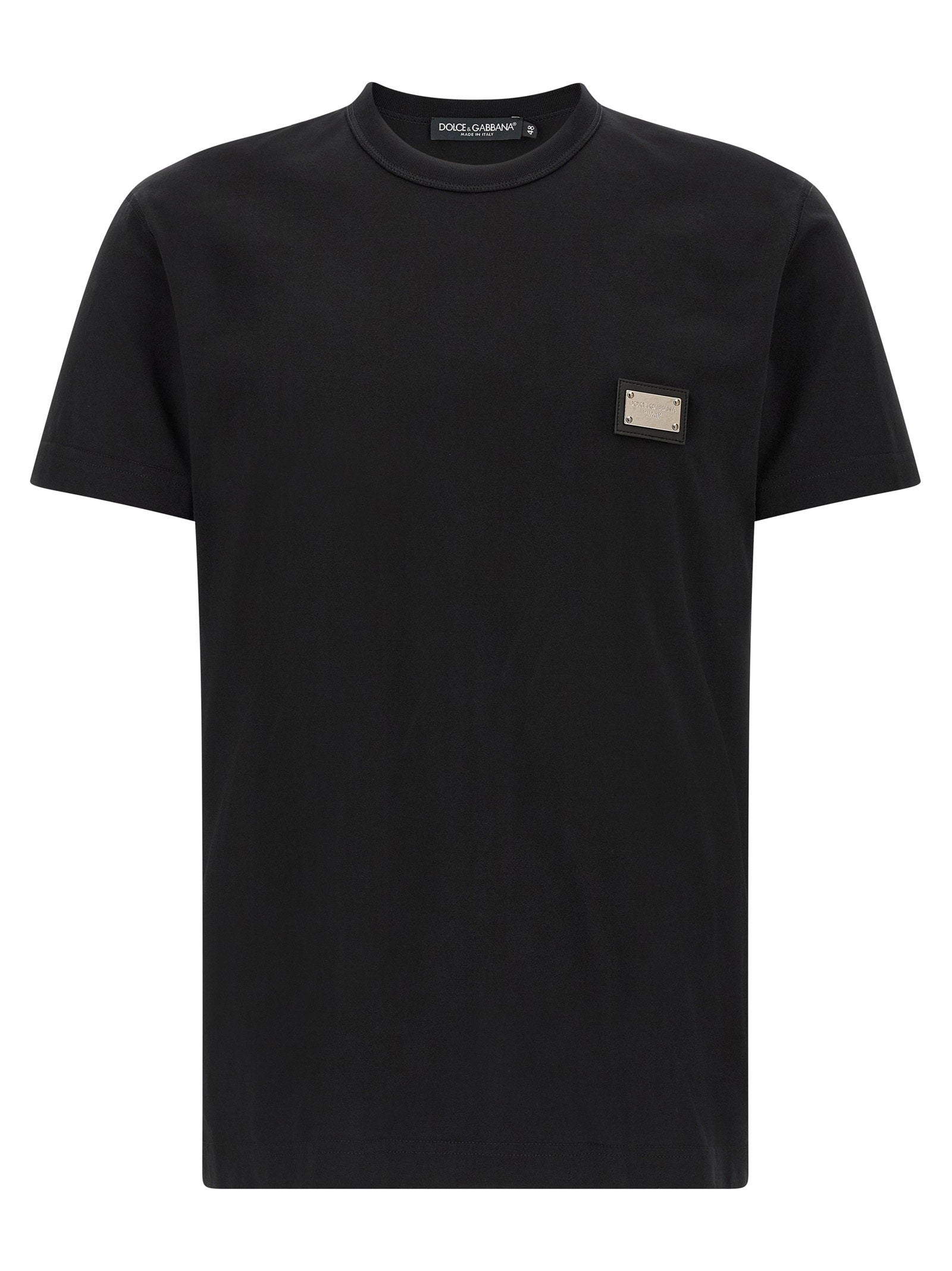 Dolce & Gabbana Men's Logo Plate T-Shirt