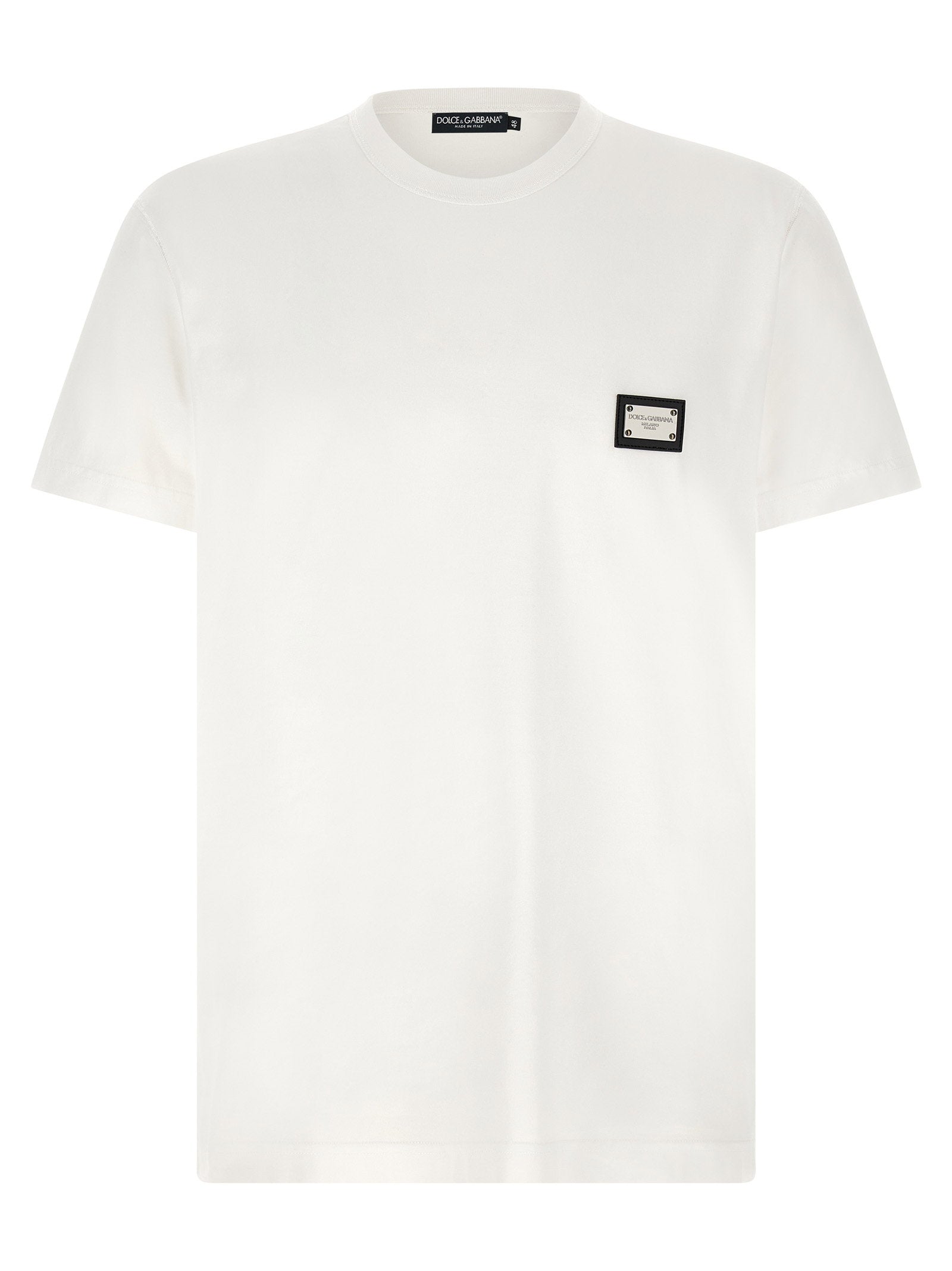 Dolce & Gabbana Men's Logo Plate T-Shirt