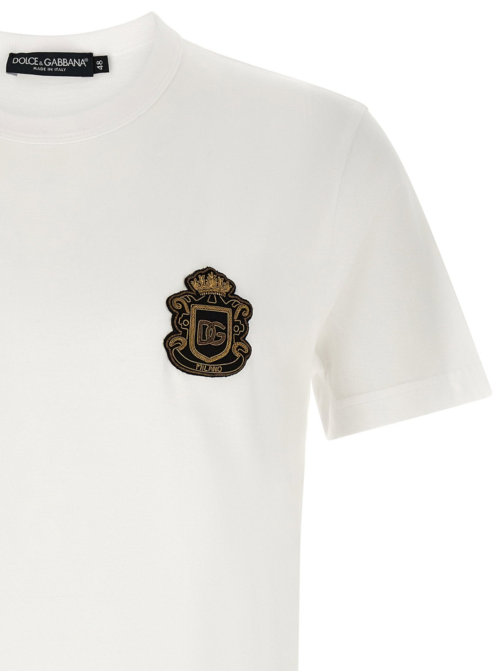 Dolce & Gabbana Men's Heraldic Patch T-Shirt