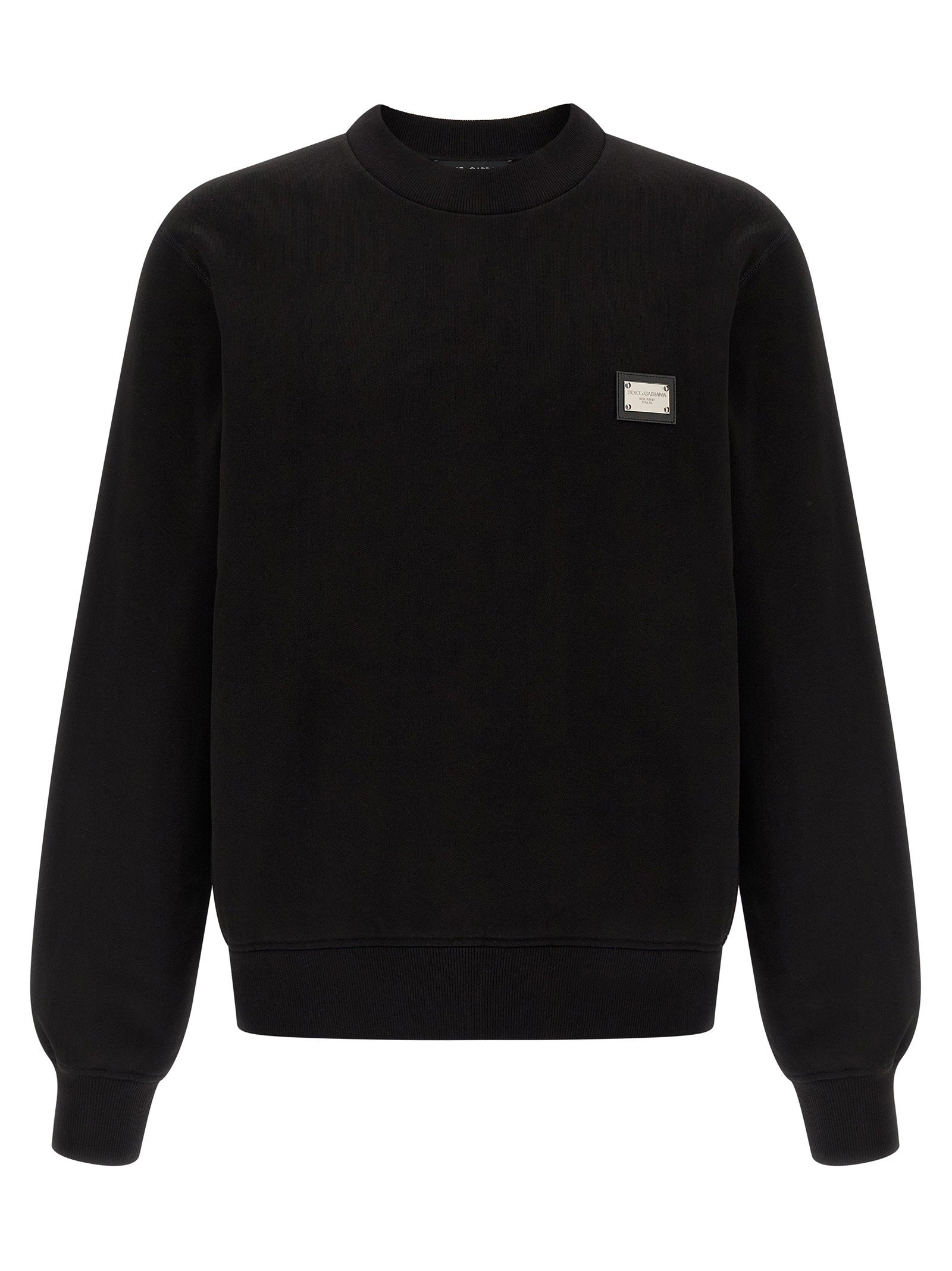 Dolce & Gabbana Men's Logo Plate Sweatshirt