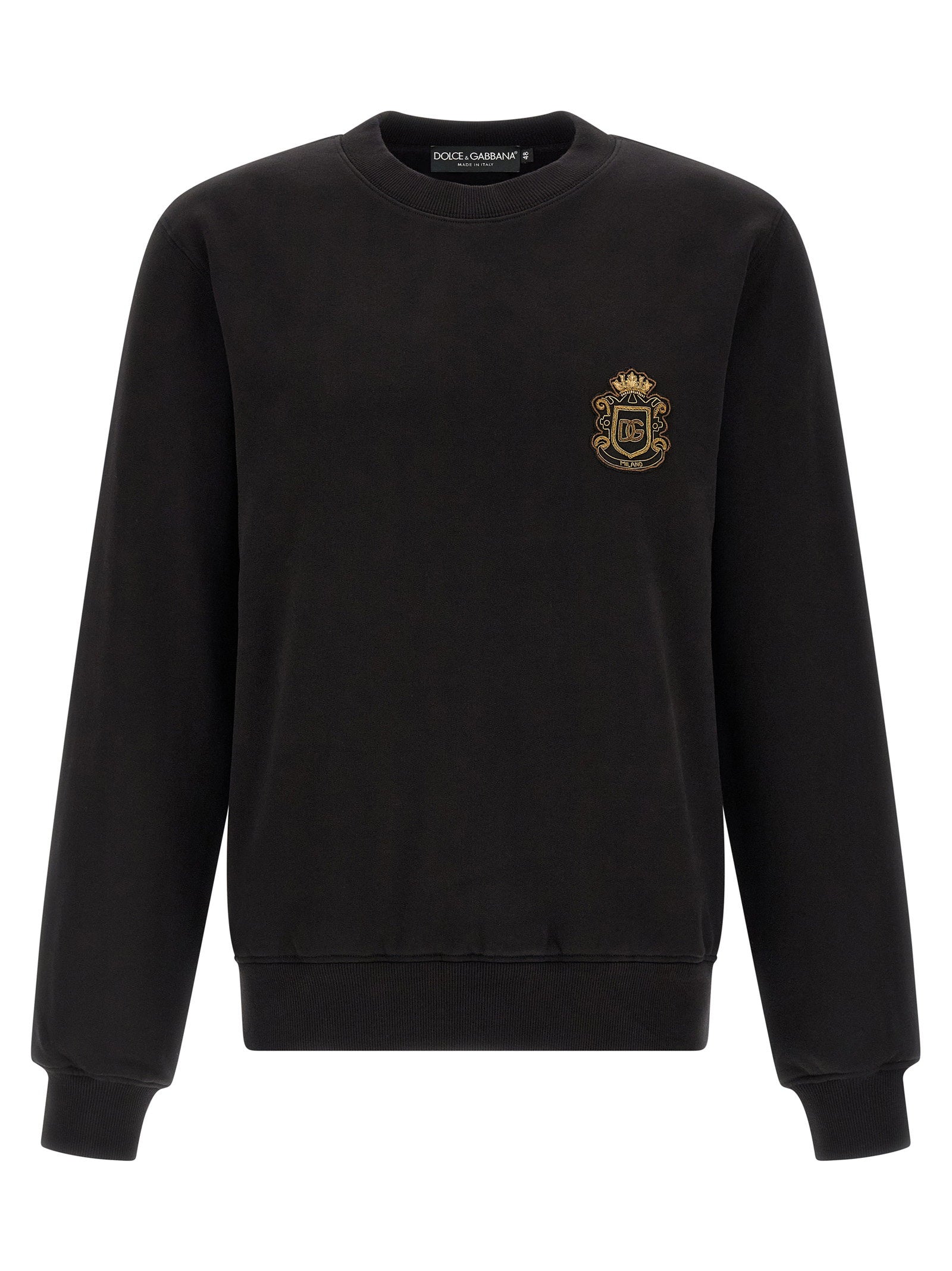 Dolce & Gabbana Men's Heraldic Patch Sweatshirt